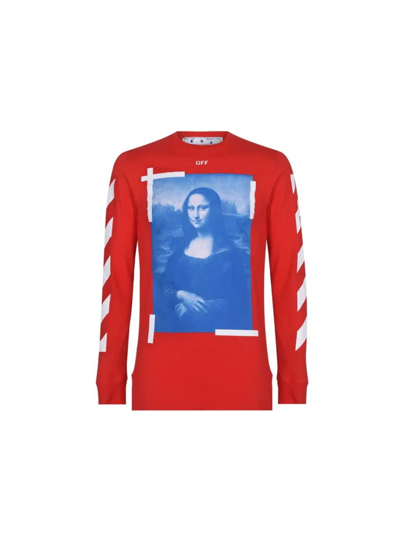 Мужская футболка с длинным рукавом Mona Lisa Longsleeve T-Shirt OFF-WHITE — изображение 1 из 2, красный