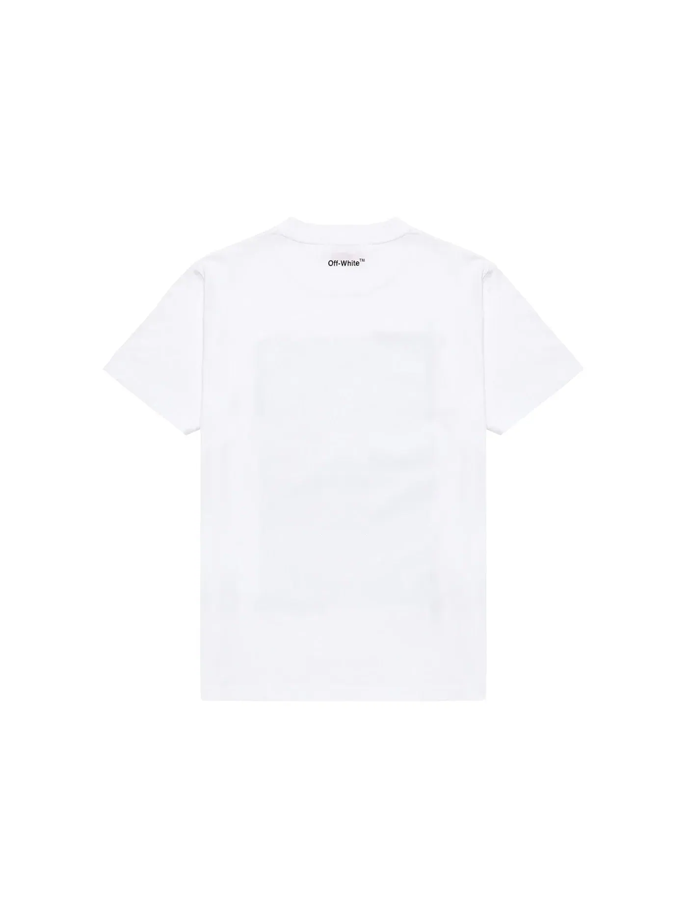 Мужская футболка с принтом Mona Lisa Logo Slim Fit OFF-WHITE — изображение 2 из 2, белый/синий/черный