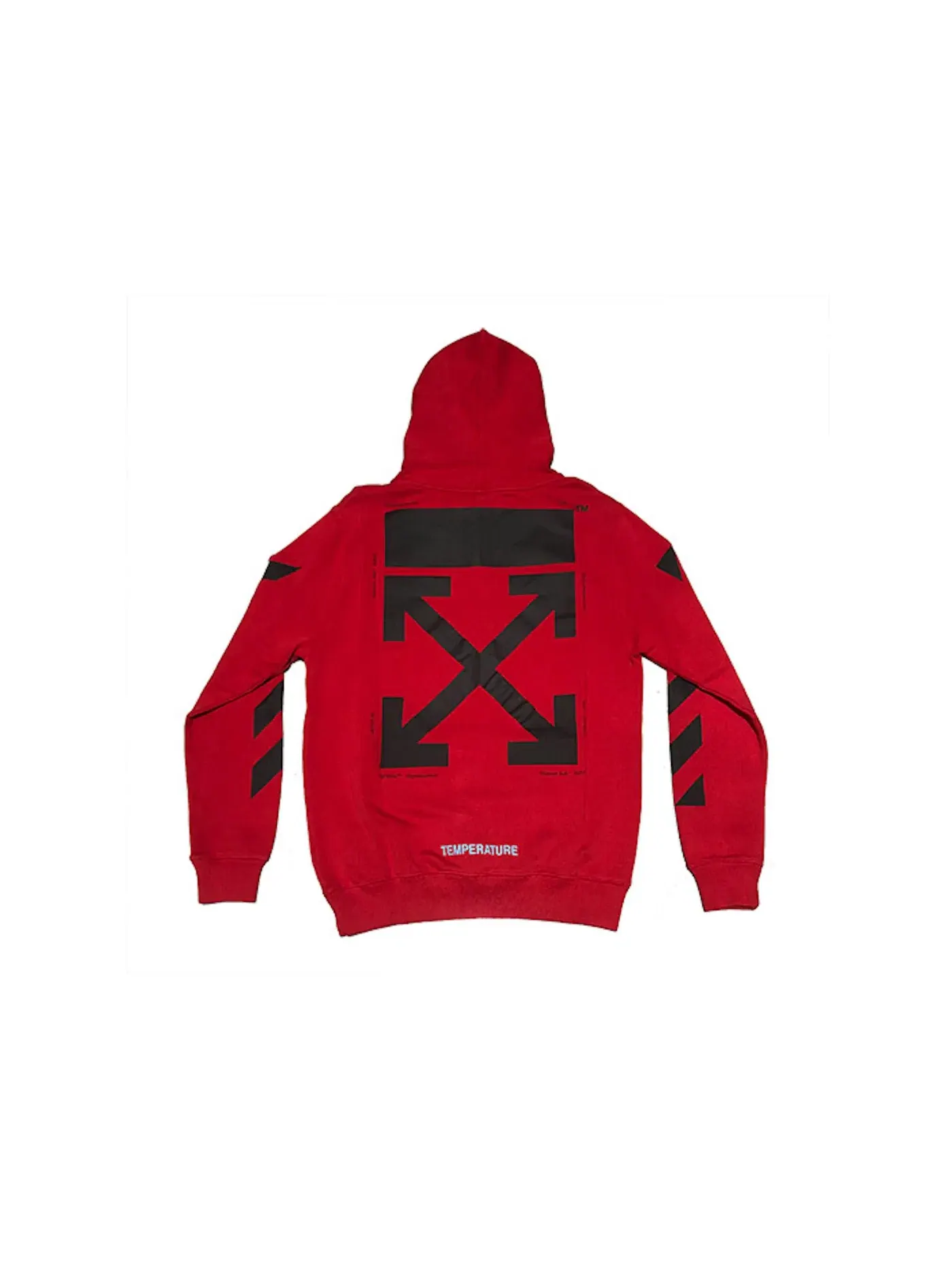 Мужской худи с принтом Mona Lisa OFF-WHITE — изображение 2 из 2, красный