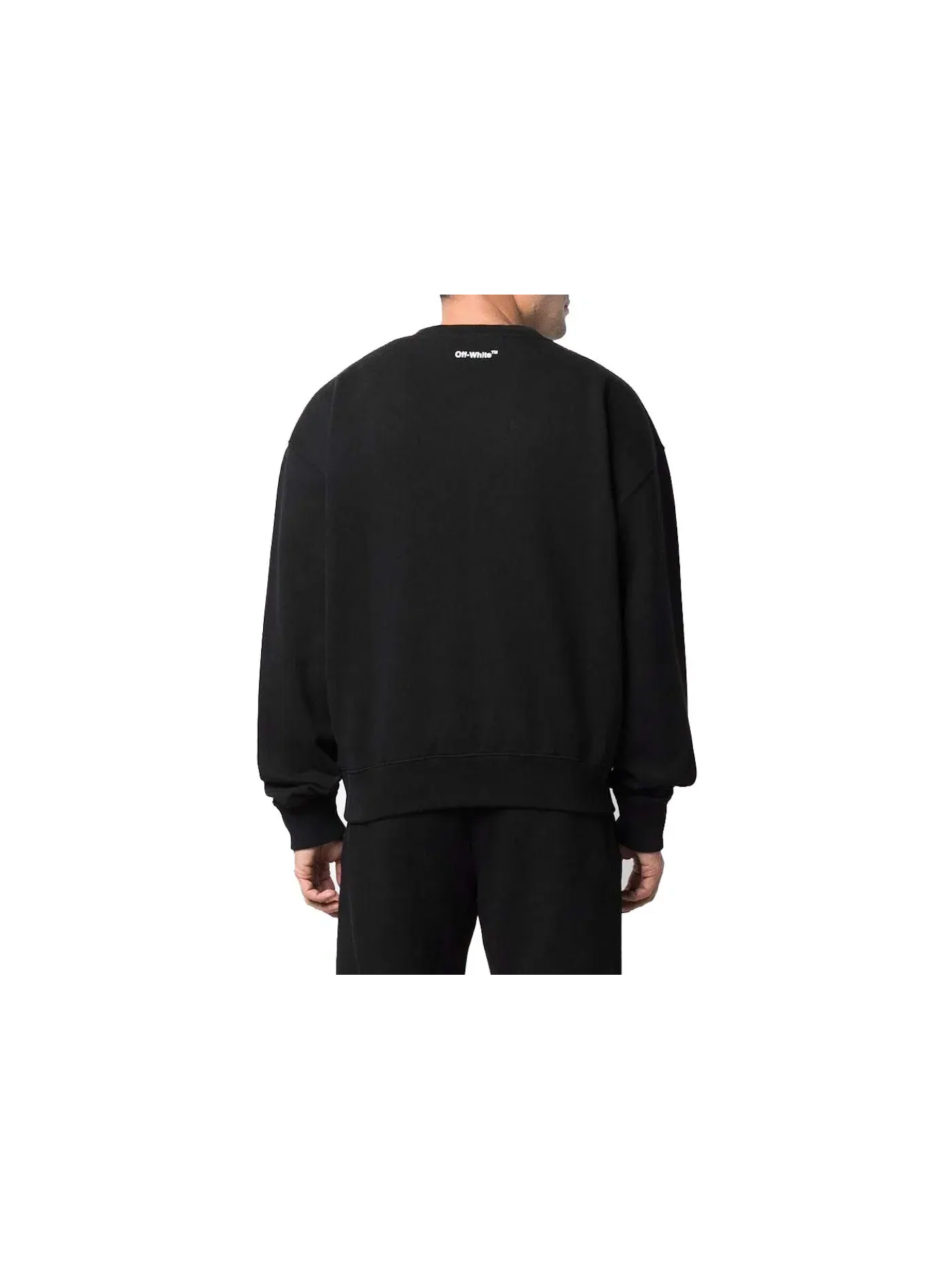 Мужской свитшот с принтом Monalisa Over OFF-WHITE — изображение 2 из 2, черный/синий