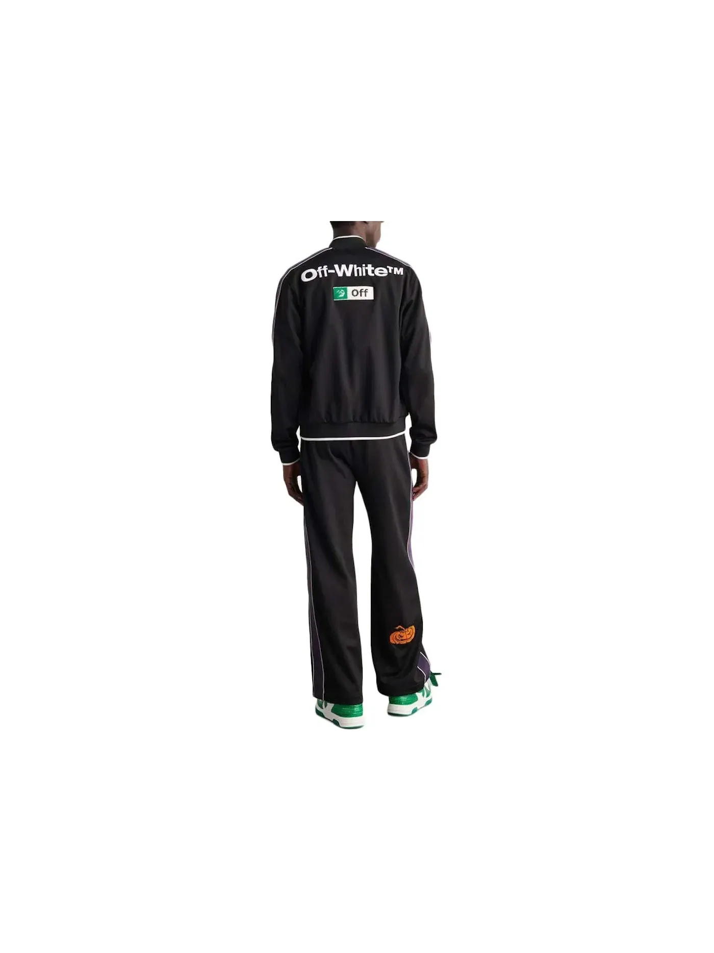 Мужские спортивные штаны с принтом Trackpant OFF-WHITE — изображение 2 из 2, черный/белый
