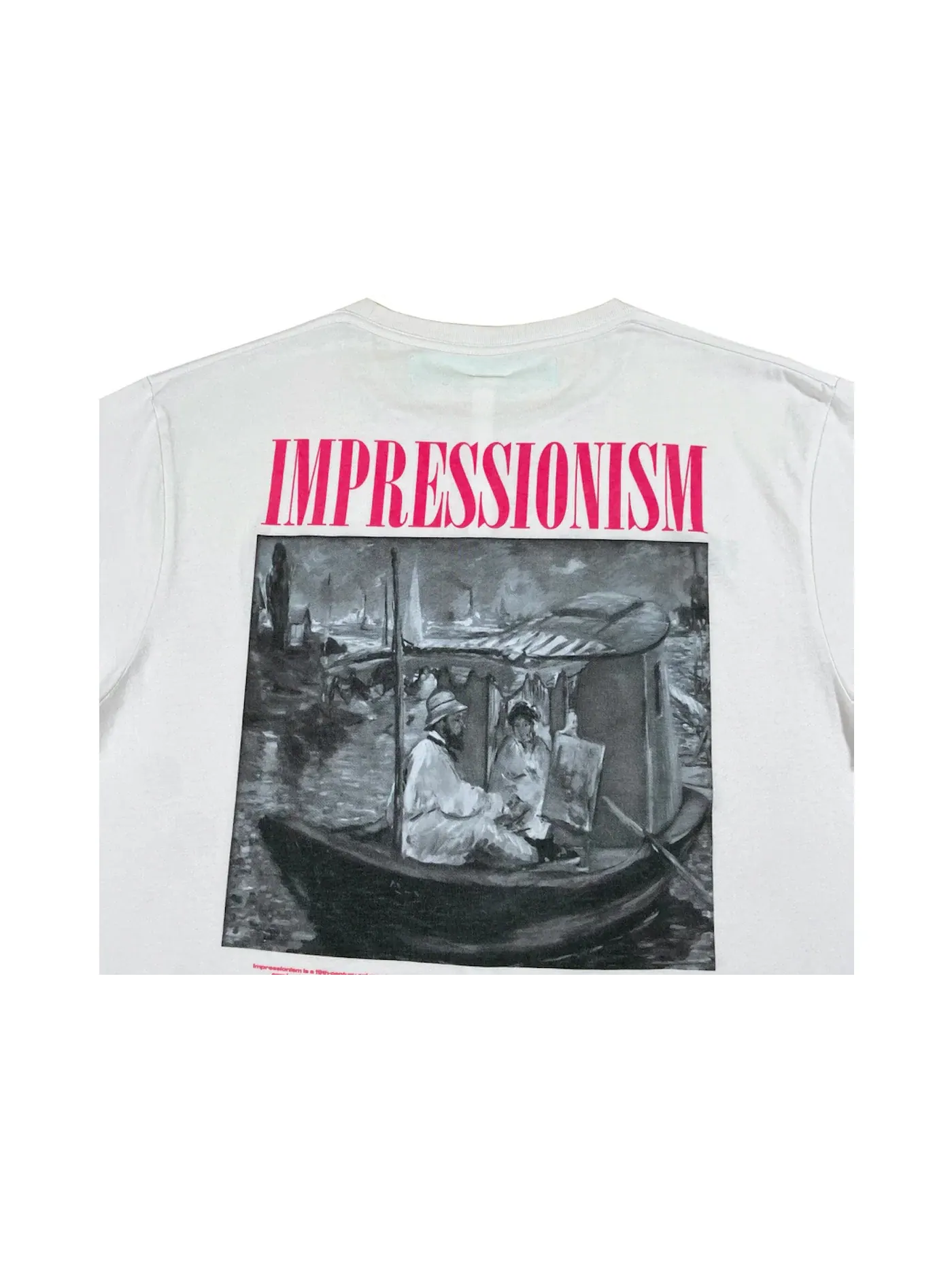 Мужская футболка с принтом T-shirt OFF-WHITE — изображение 2 из 3, белый