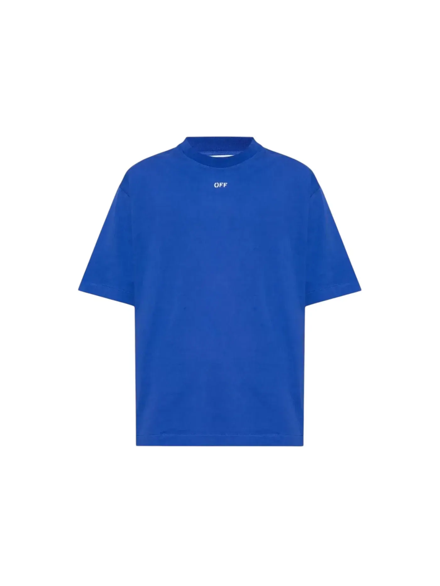 Мужская футболка с принтом Off Stamp Logo Skate Fit OFF-WHITE — изображение 1 из 1, синий