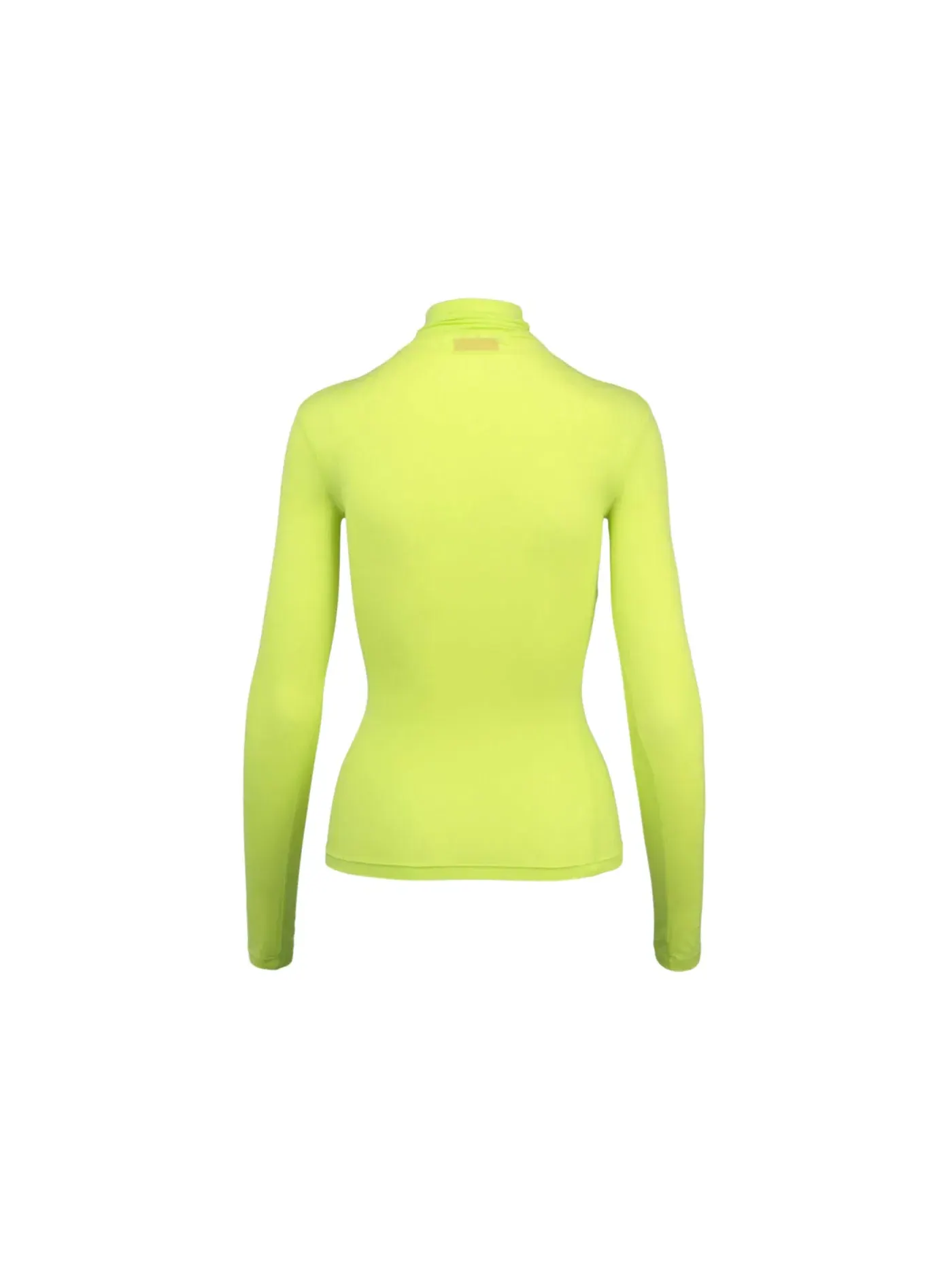 Женский свитер с длинным рукавом Off Stamp Sec Skin Long Sleeve Turtleneck OFF-WHITE — изображение 2 из 3, зеленый