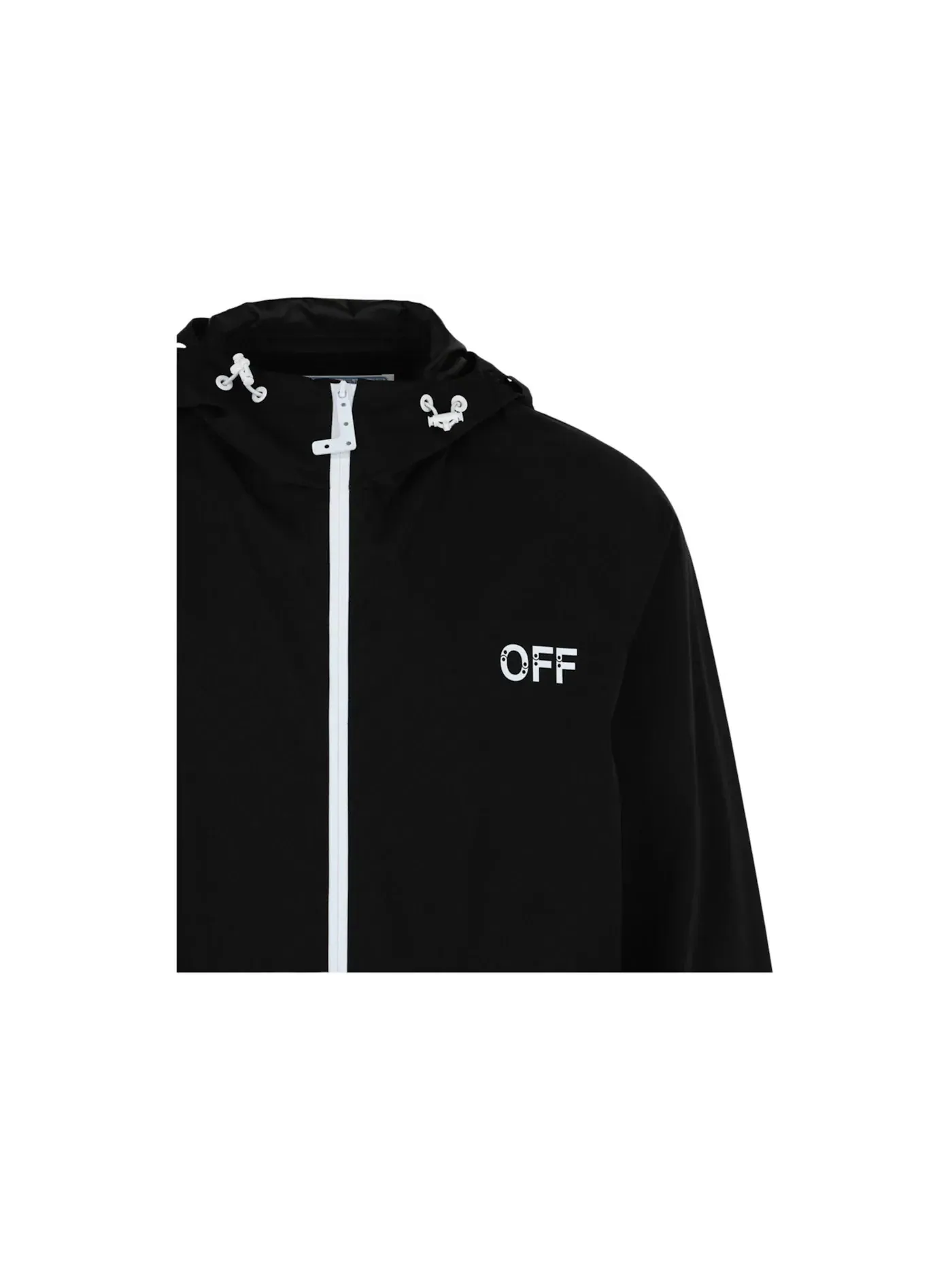 Мужская ветровка с принтом OFF-WHITE — изображение 3 из 3, черный