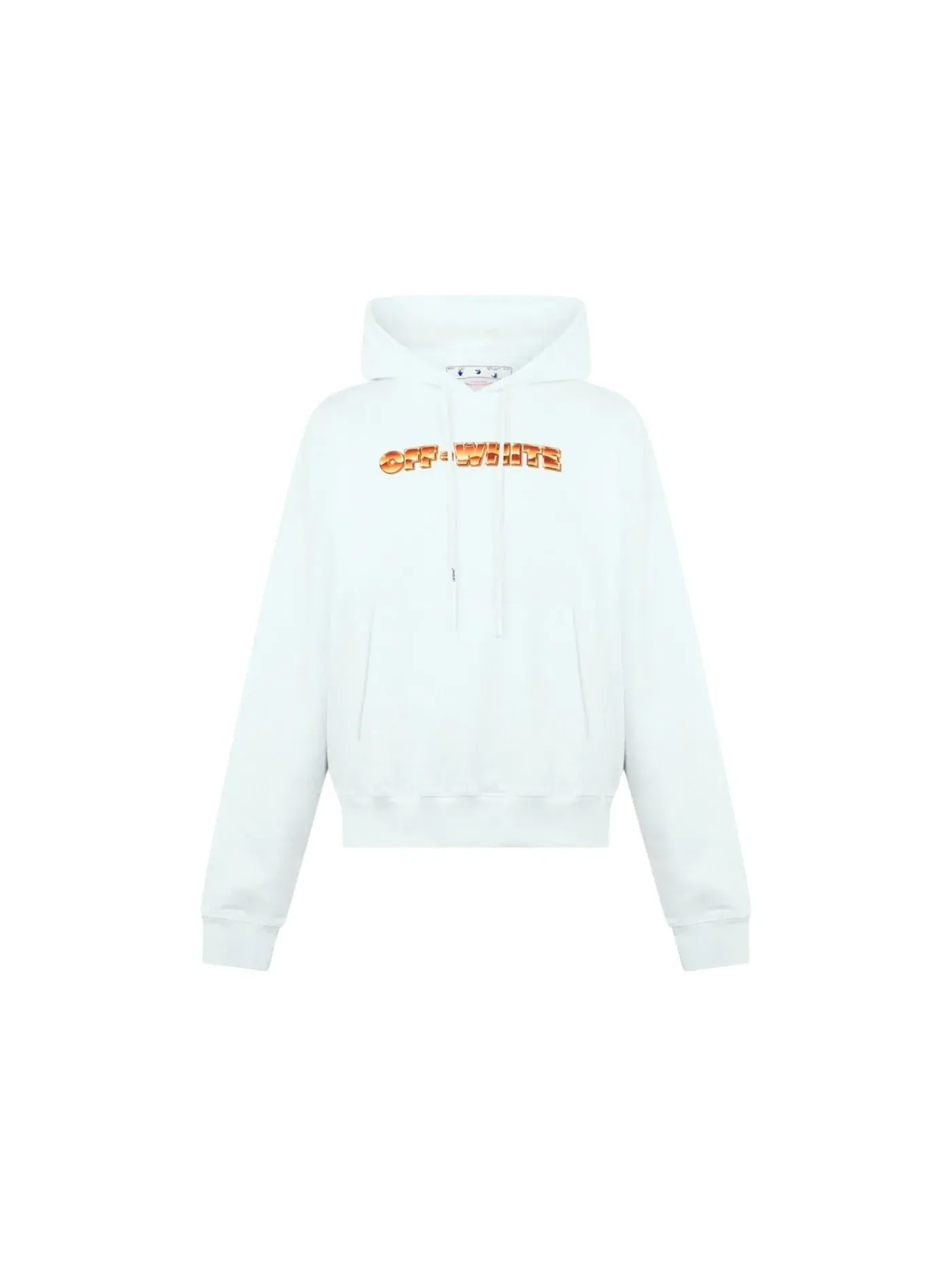 Мужской худи с принтом Arrow Logo OFF-WHITE — изображение 1 из 1, белый