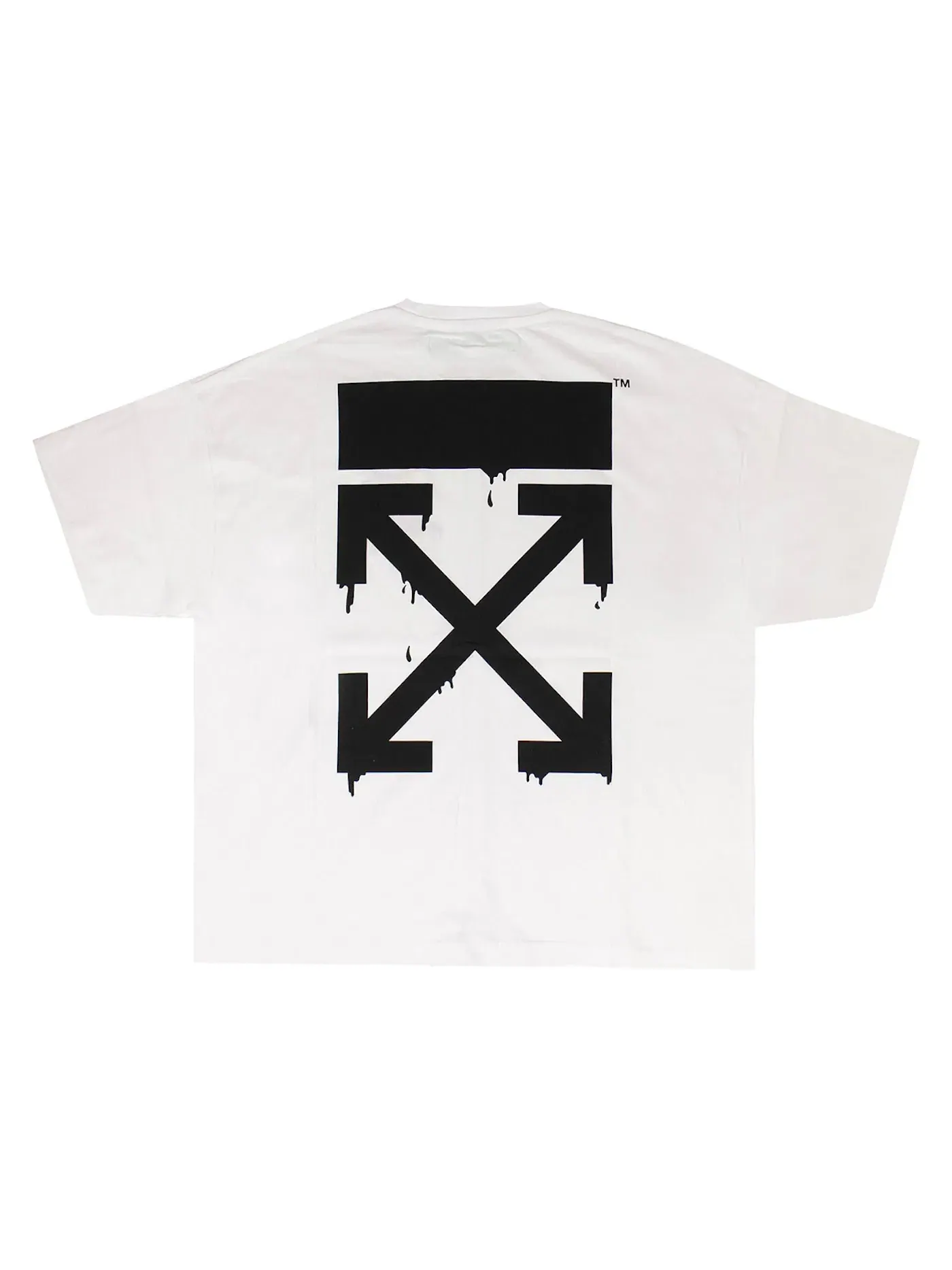 Мужская футболка оверсайз OFF-WHITE — изображение 2 из 2, белый