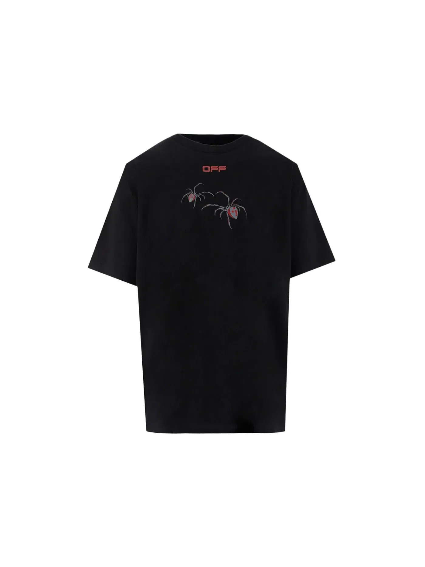 Мужская футболка Oversized Fit с принтом Arachno Arrows OFF-WHITE — изображение 1 из 2, черный
