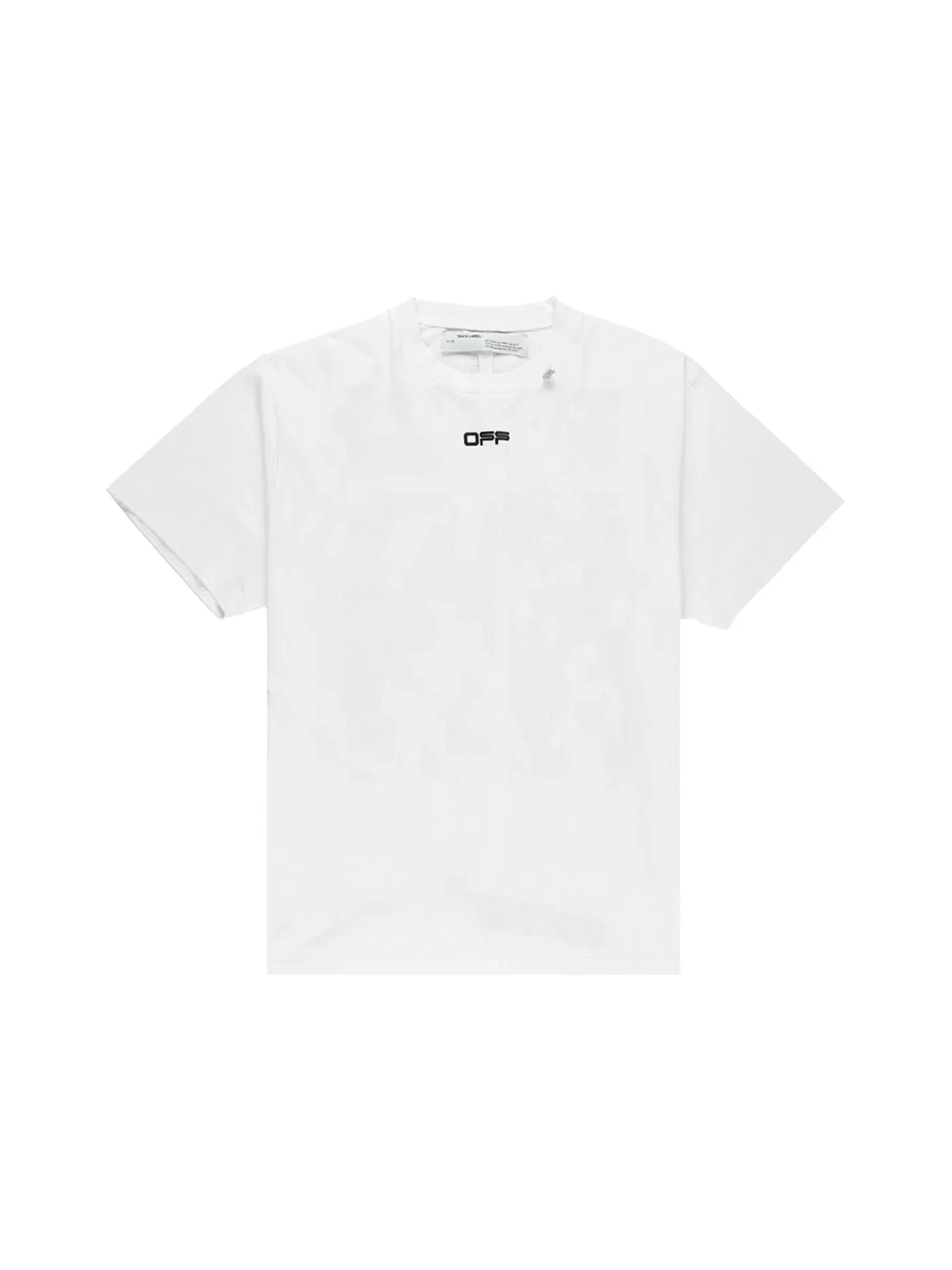 Мужская футболка свободного кроя Caravaggio Square OFF-WHITE — изображение 1 из 2, белый/черный
