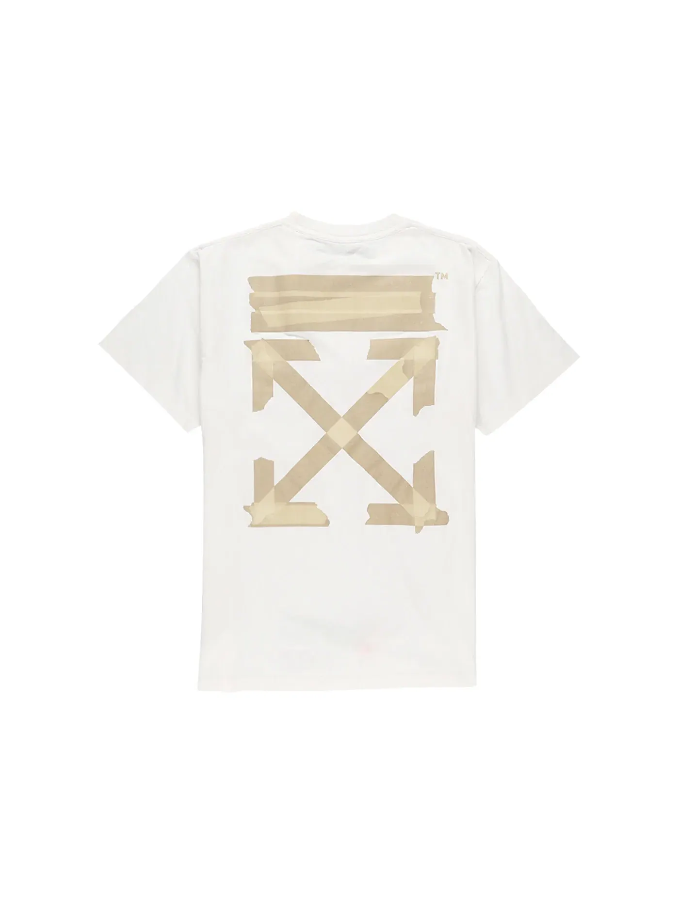 Мужская футболка Oversized Fit Tape Arrows OFF-WHITE — изображение 2 из 2, белый