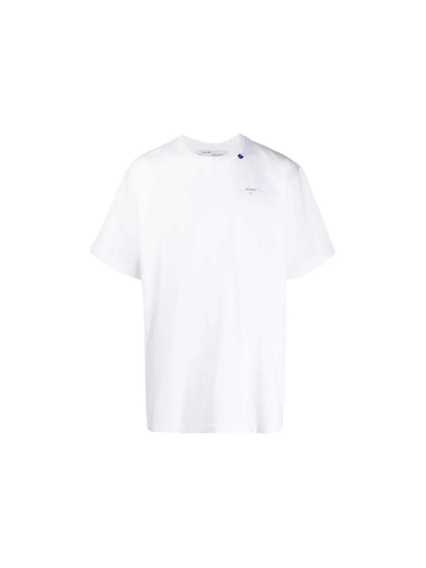 Мужская футболка свободного кроя с принтом OFF-WHITE — изображение 1 из 2, белый/черный