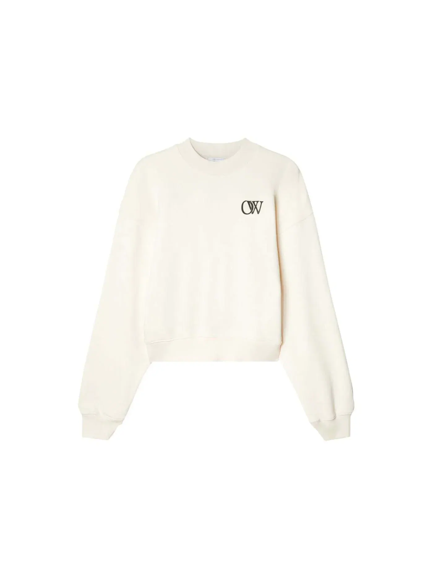 Женский свитшот с принтом Sweatshirt OFF-WHITE — изображение 1 из 1, кремовый белый