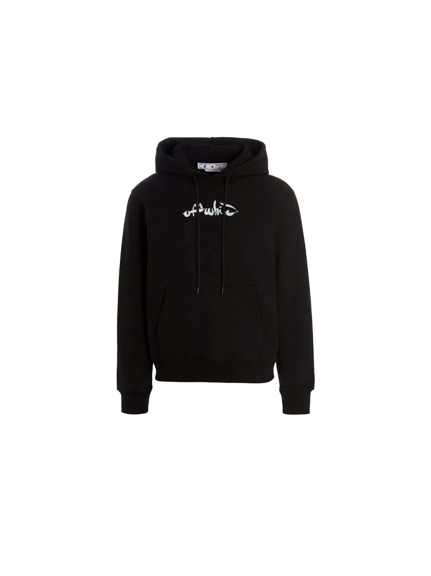 Мужской худи с принтом Paint Arrow OFF-WHITE — изображение 1 из 2, черный/белый