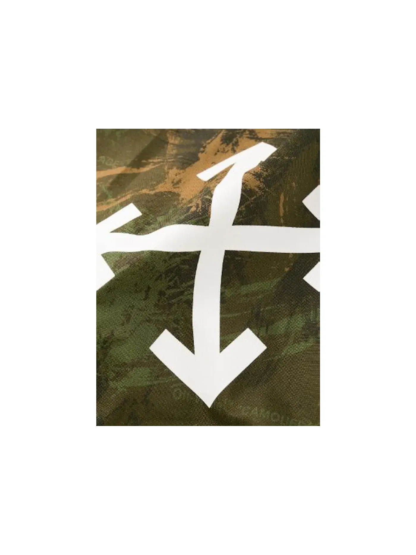 Мужская рубашка с принтом Paintbrush Camo OFF-WHITE — изображение 2 из 2, зеленый