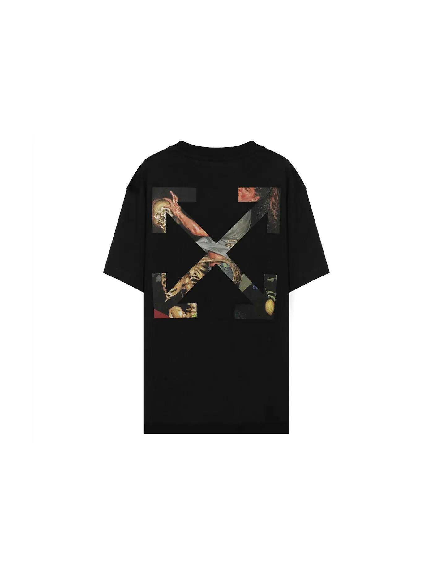 Мужская футболка с принтом Pascal Arrows OFF-WHITE — изображение 2 из 2, черный