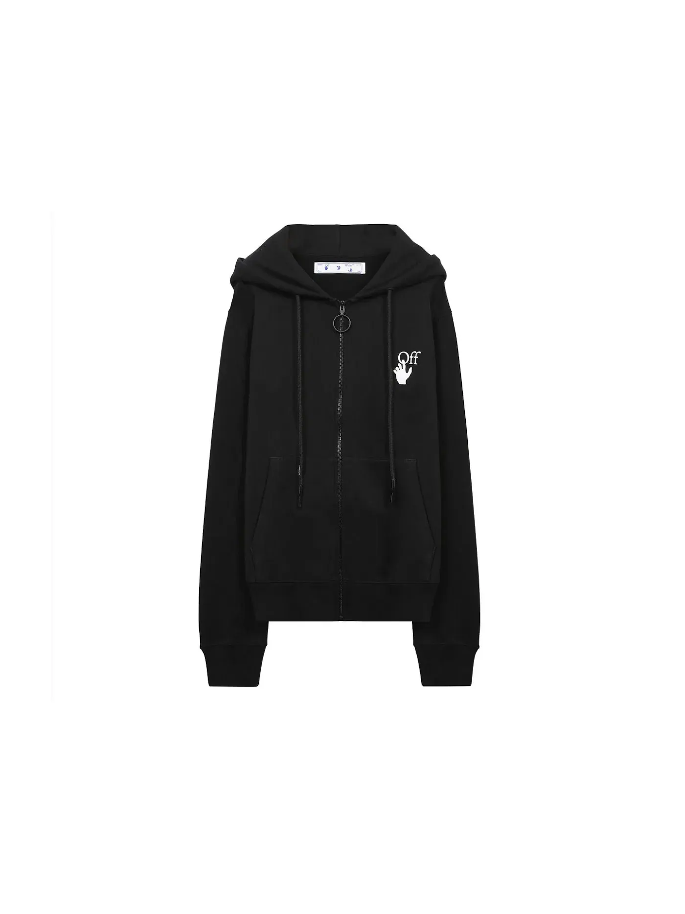 Мужской свитшот на молнии Pascal Arrows OFF-WHITE — изображение 1 из 2, черный