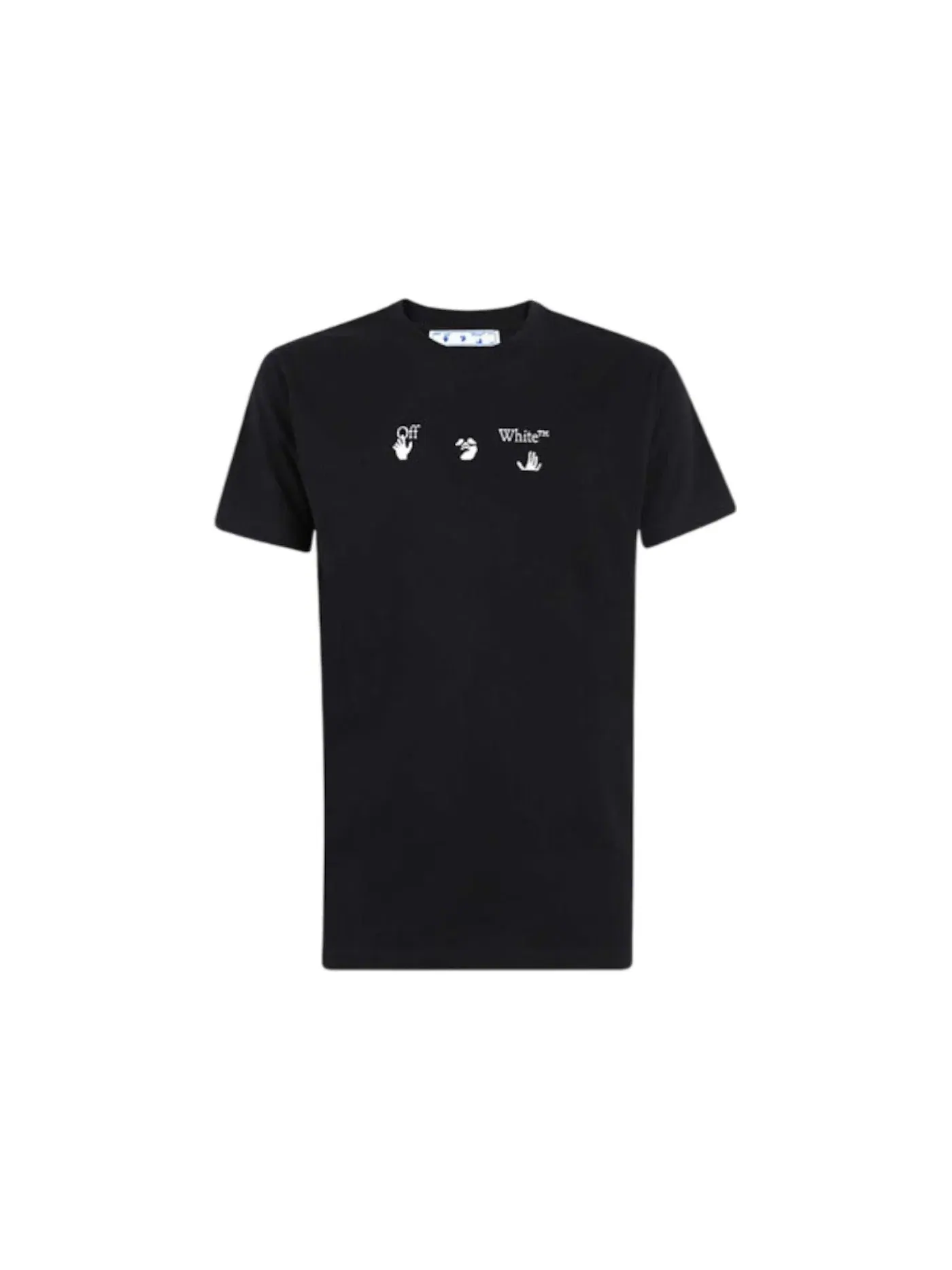 Мужская футболка с принтом Peace Worldwide OFF-WHITE — изображение 2 из 2, черный