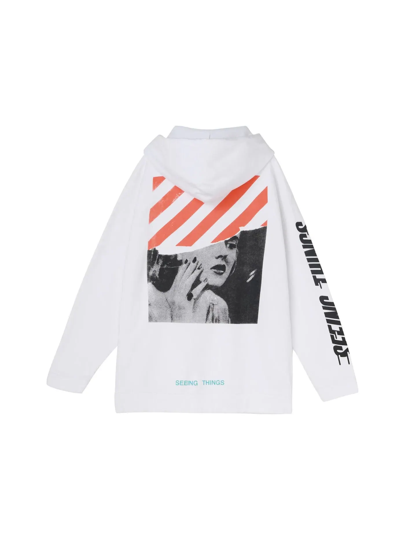 Мужской худи с принтом OFF-WHITE Photocopy Over — изображение 1 из 2, белый