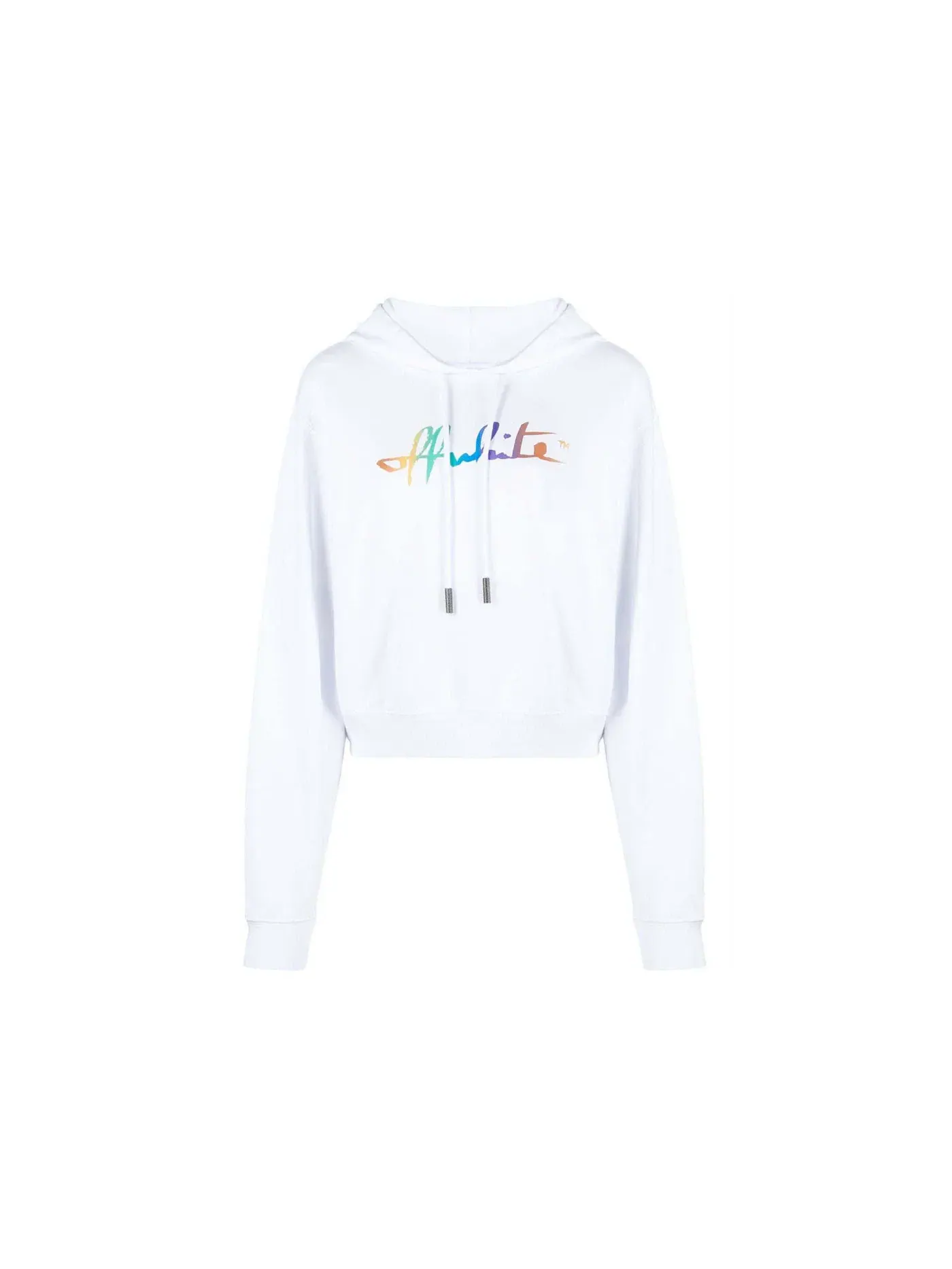 Женская худи Rainbow Logo OFF-WHITE — изображение 1 из 1, белый