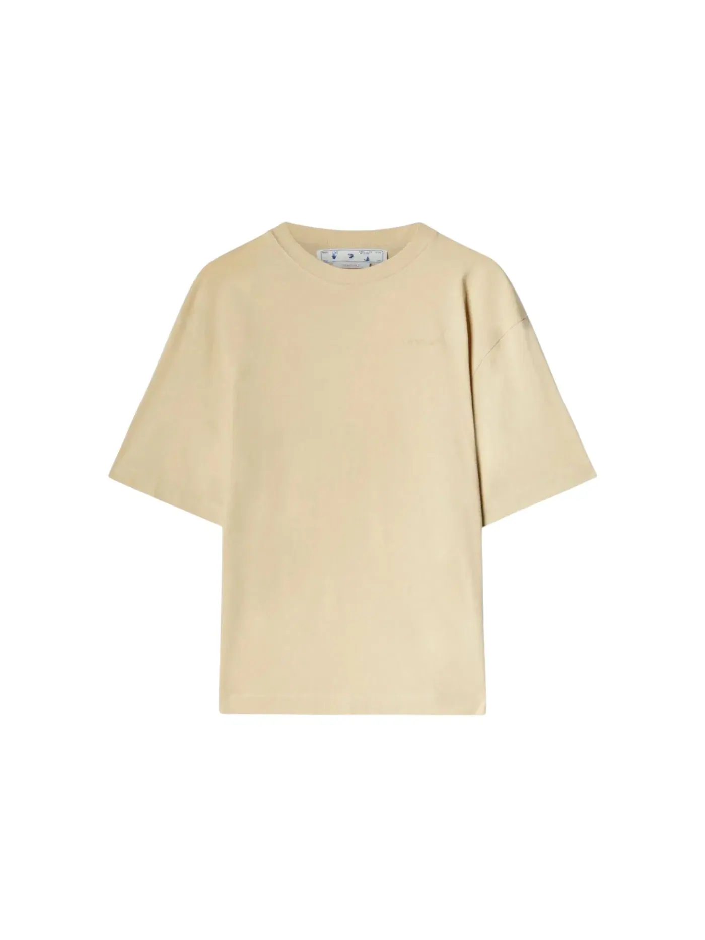 Мужская футболка с принтом OFF-WHITE Scribble Carry Over Skate S/S T-Shirt OFF-WHITE — изображение 1 из 2, бежевый