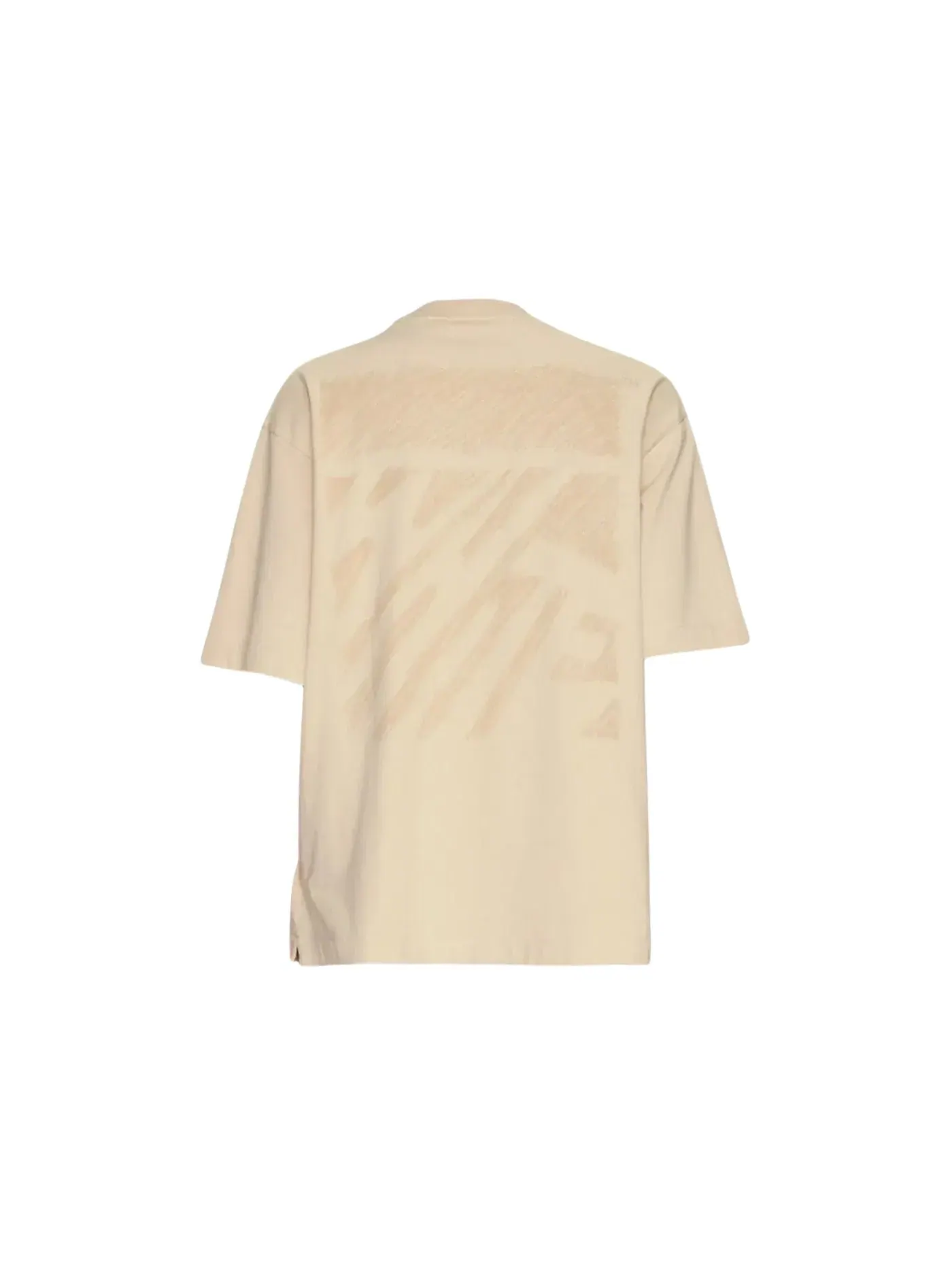 Мужская футболка с принтом OFF-WHITE Scribble Carry Over Skate S/S T-Shirt OFF-WHITE — изображение 2 из 2, бежевый