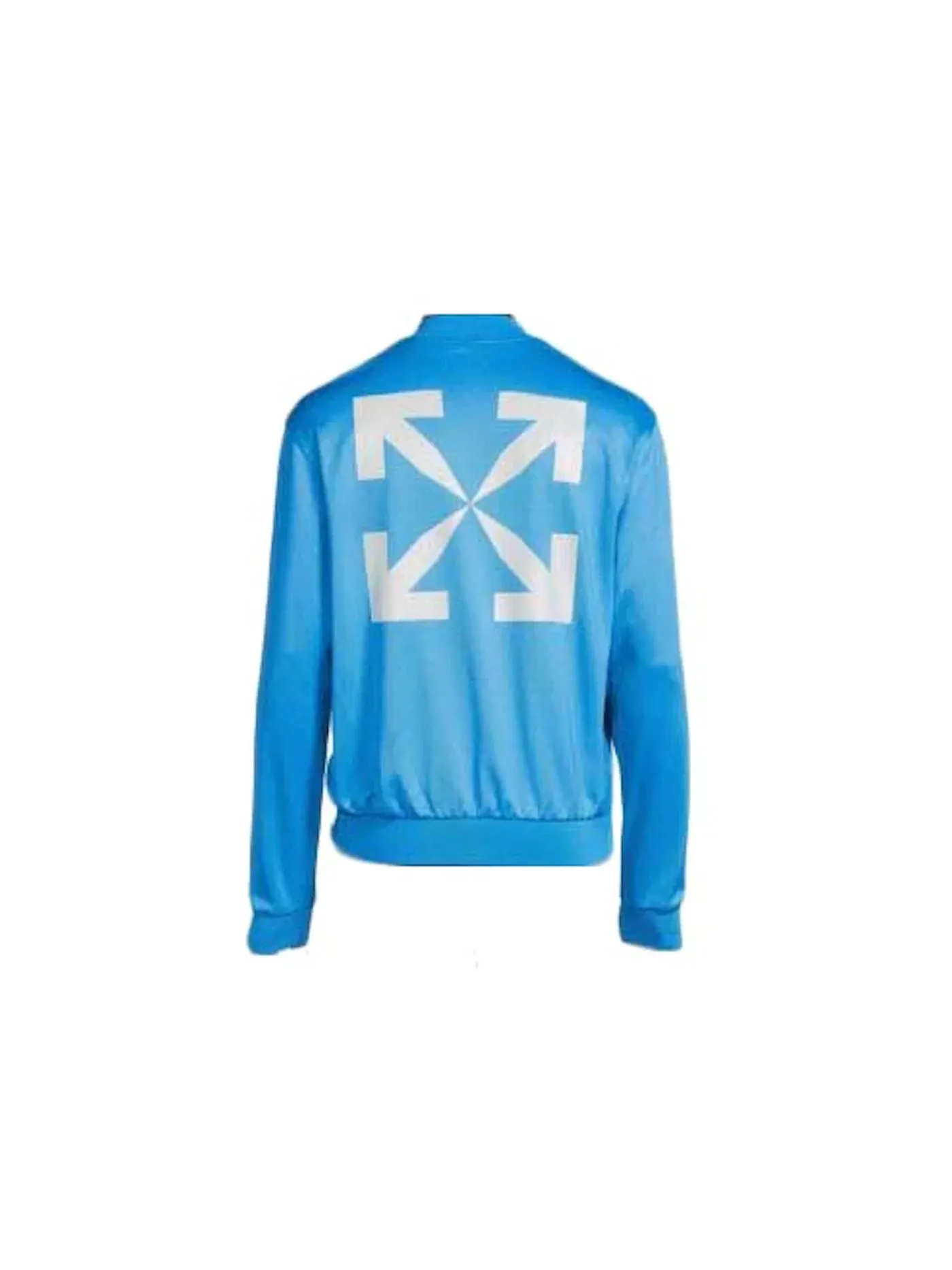 Мужская куртка с длинным рукавом Single Arrow Slim Fit Track Jacket OFF-WHITE — изображение 2 из 2, голубой синий