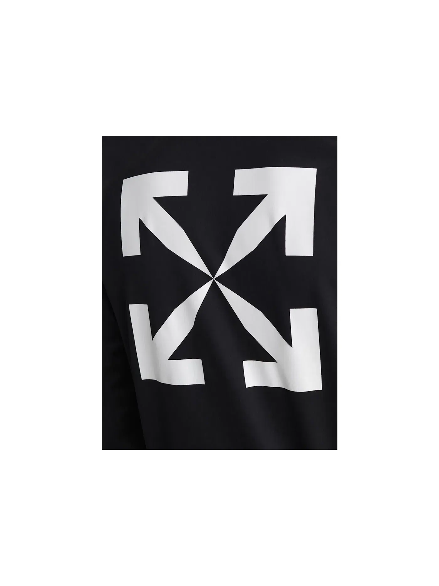 Мужская куртка-ветровка с принтом OFF-WHITE — изображение 2 из 2, черный/белый