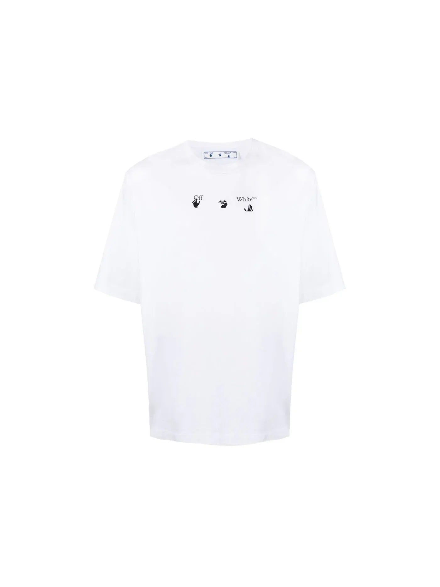 Мужская футболка с принтом Sketch Arrows Logo OFF-WHITE — изображение 1 из 2, белый