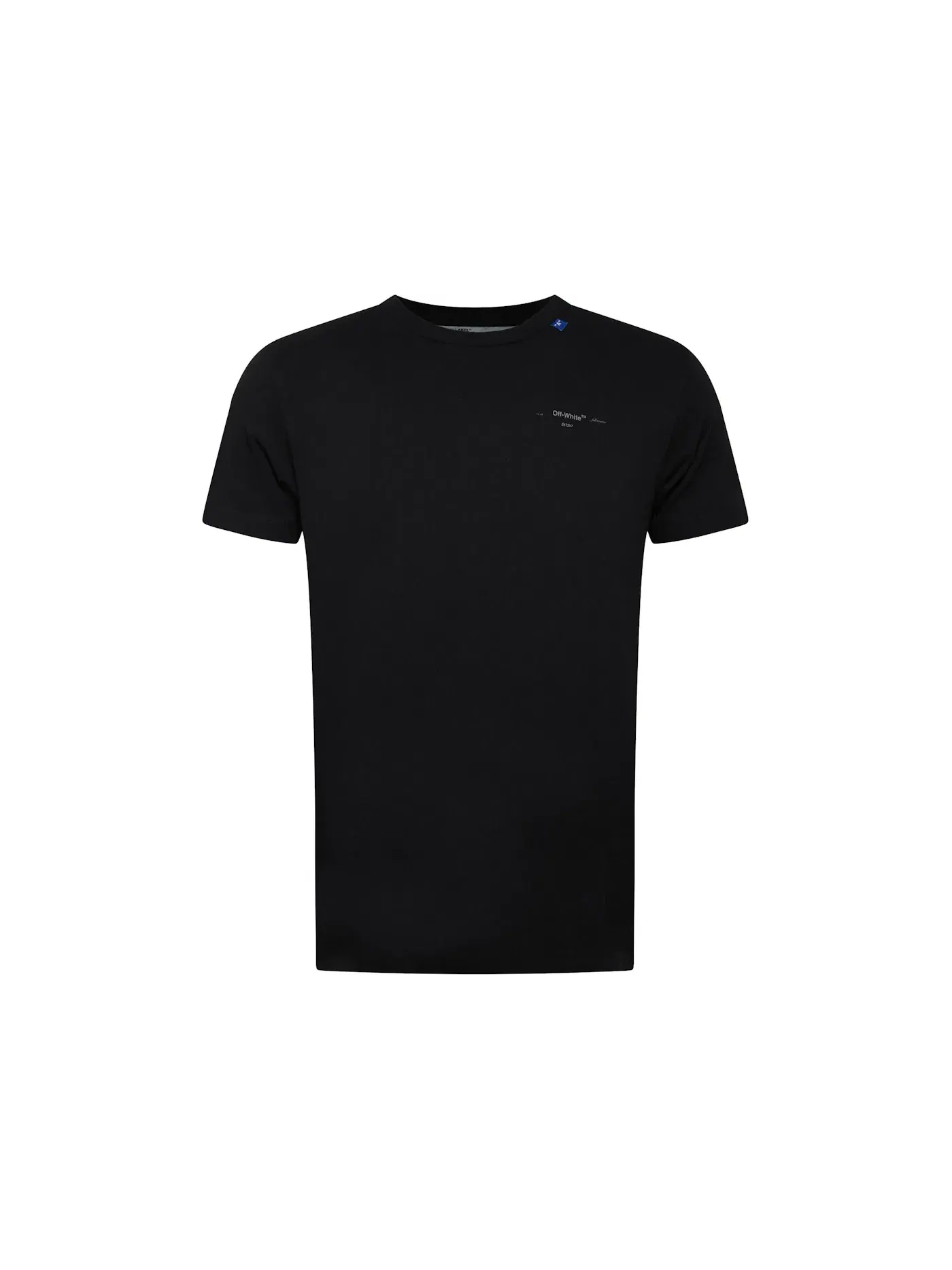 Мужская футболка Slim Fit Backbone OFF-WHITE — изображение 1 из 3, черный/серебристый