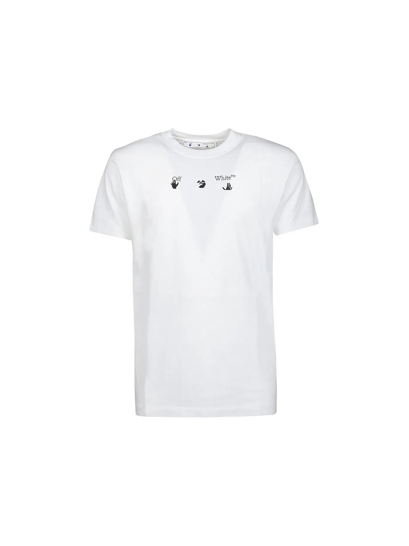 Мужская футболка Slim Fit с принтом Bolt Arrows OFF-WHITE — изображение 1 из 2, белый зеленый