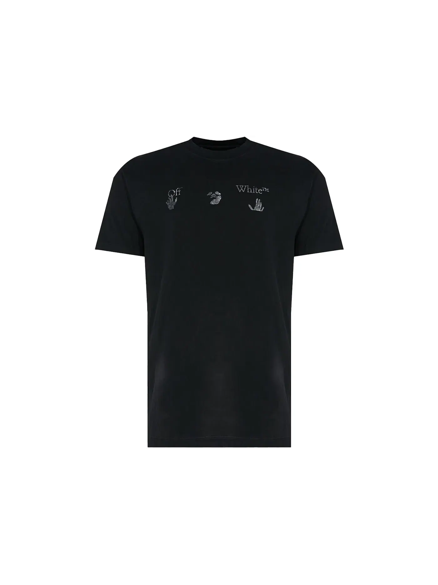 Мужская футболка с принтом T-Shirt OFF-WHITE — изображение 1 из 2, черный