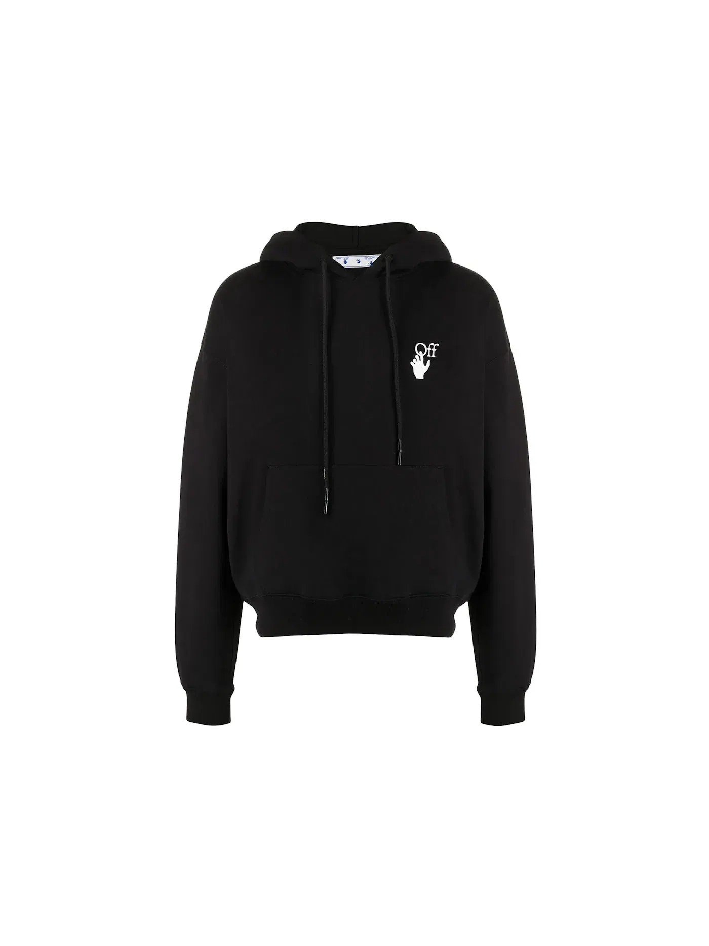 Мужской худи с принтом Arrow Hoodie OFF-WHITE — изображение 1 из 2, черный/белый
