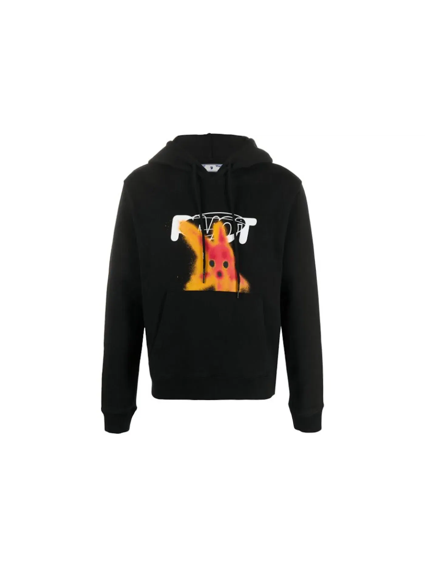 Мужской худи с принтом Slim Fit Pivot Fish OFF-WHITE — изображение 1 из 3, черный/красный