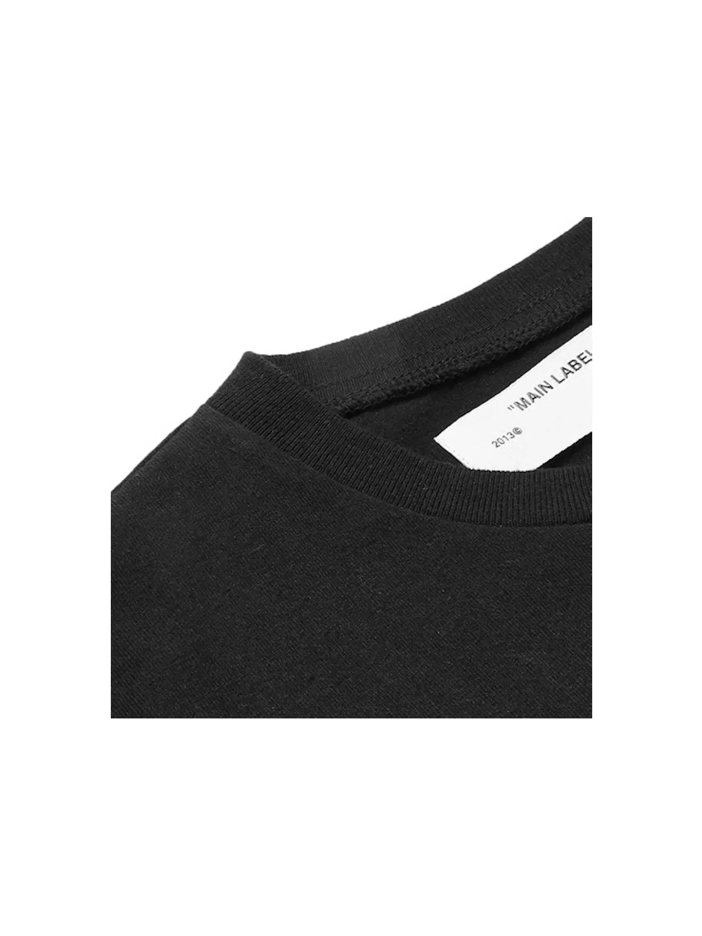 Мужская футболка с принтом Slim Fit Split Logo Print OFF-WHITE — изображение 3 из 3, черный/белый/красный