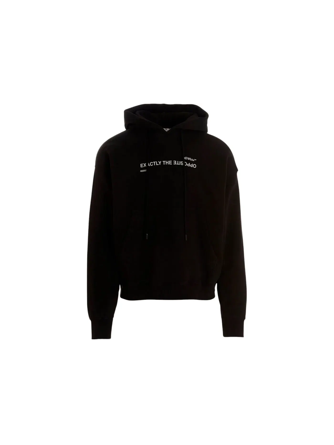 Мужская худи с принтом Spiral Opposite Skate Fit OFF-WHITE — изображение 1 из 1, черный