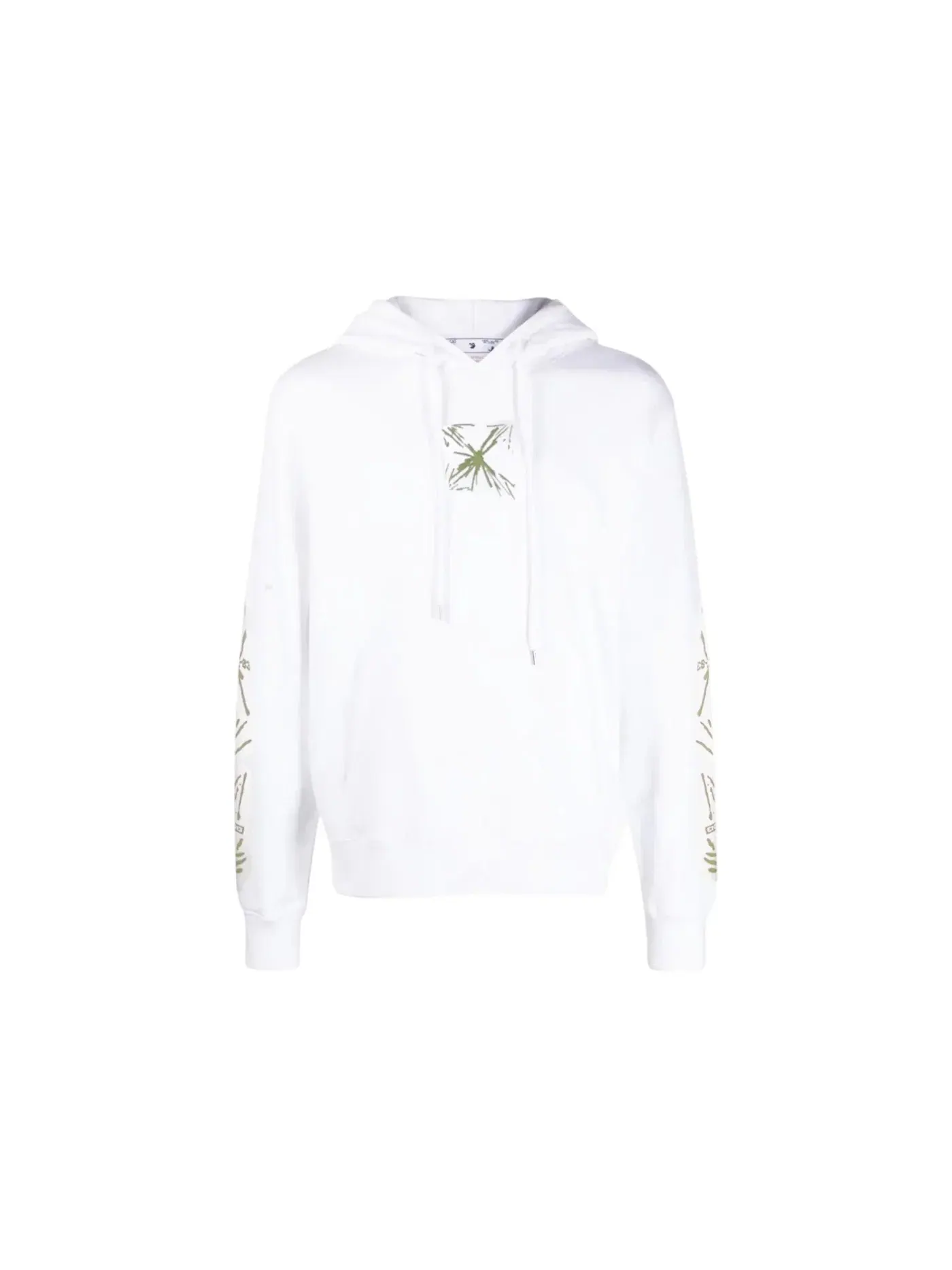Мужской худи с принтом Splash Arrow Skate Fit OFF-WHITE — изображение 1 из 1, белый