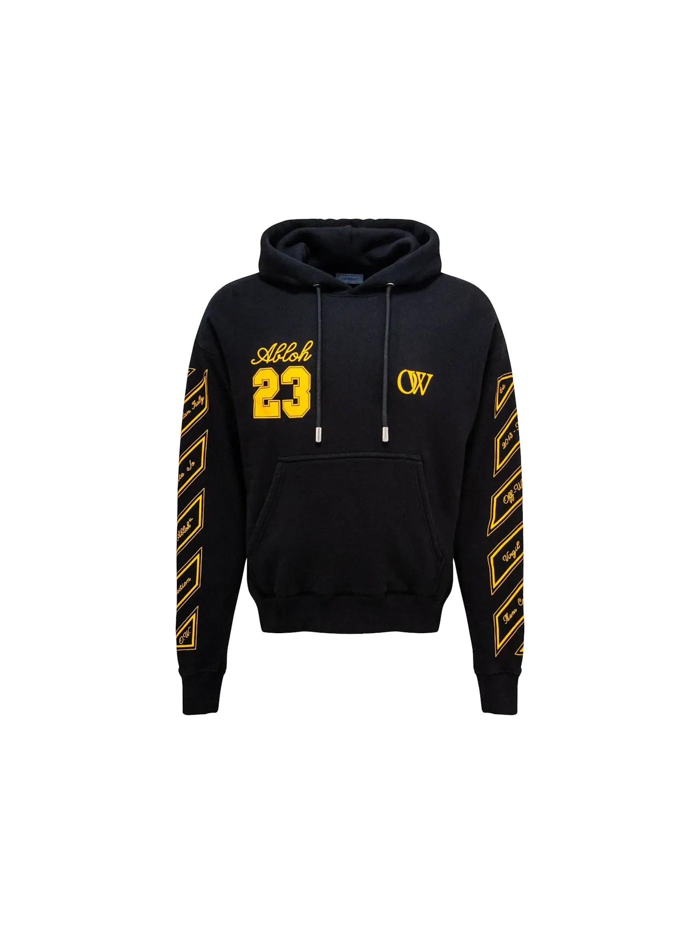 Мужской худи с принтом OFF-WHITE Hoodie — изображение 1 из 2, черный