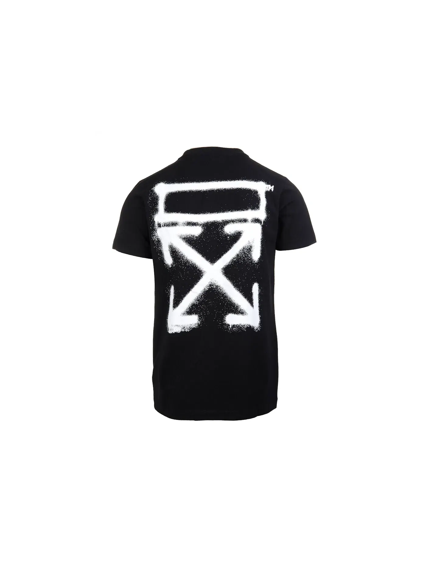 Мужская футболка с принтом OFF-WHITE T-shirt — изображение 2 из 2, черный