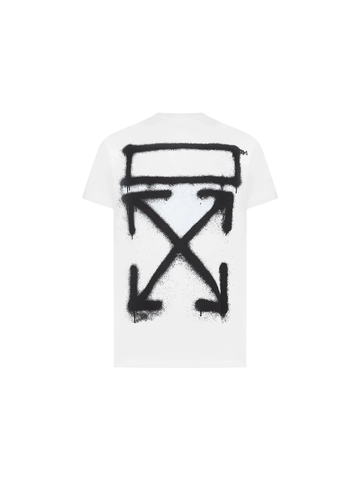 Мужская футболка с принтом OFF-WHITE Spray Print T-shirt OFF-WHITE — изображение 2 из 2, белый