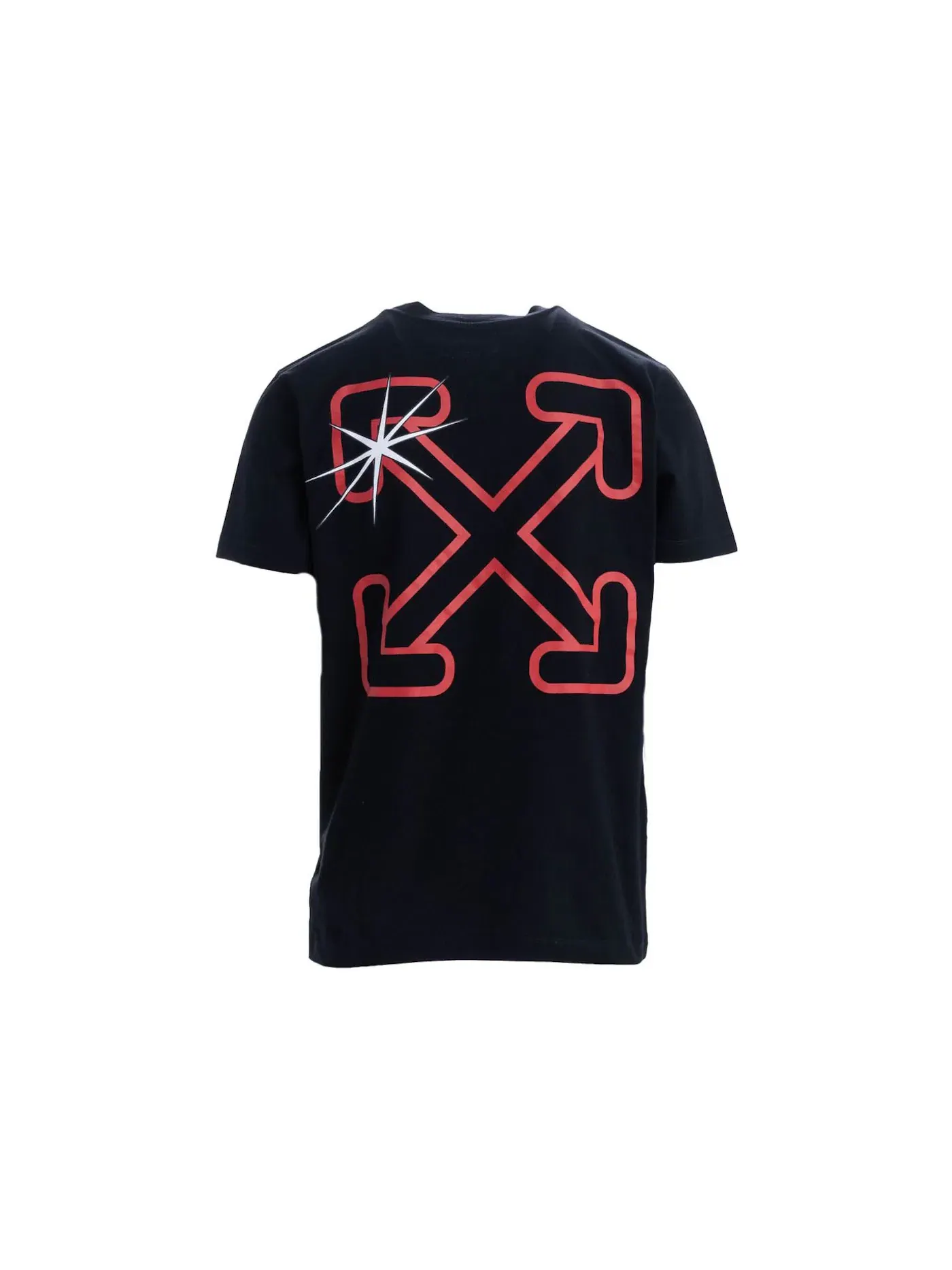 Мужская футболка с принтом T-Shirt OFF-WHITE — изображение 1 из 2, черный красный