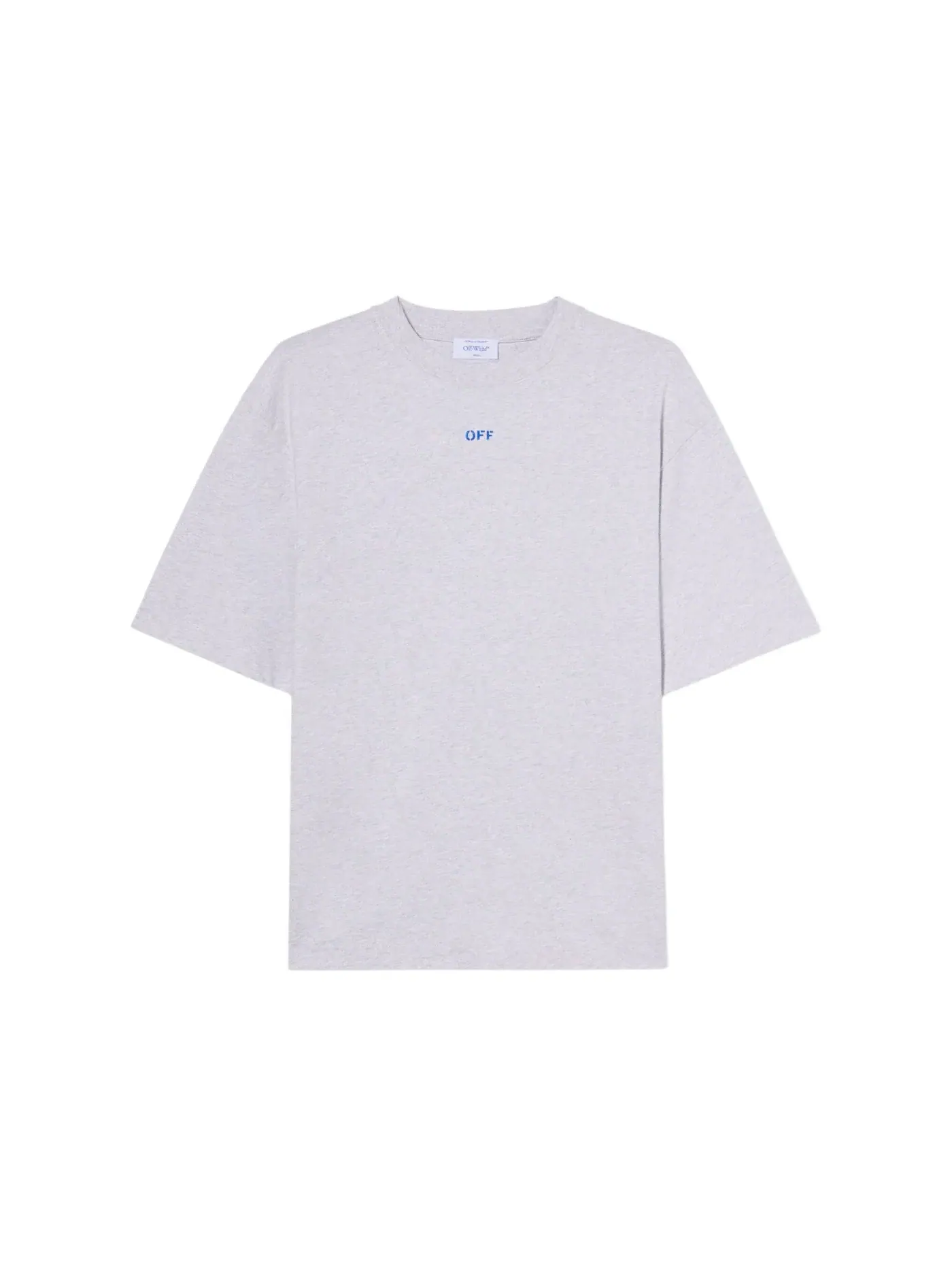 Мужская футболка с принтом Stencil Arrow Skate Logo OFF-WHITE — изображение 1 из 1, серый/синий