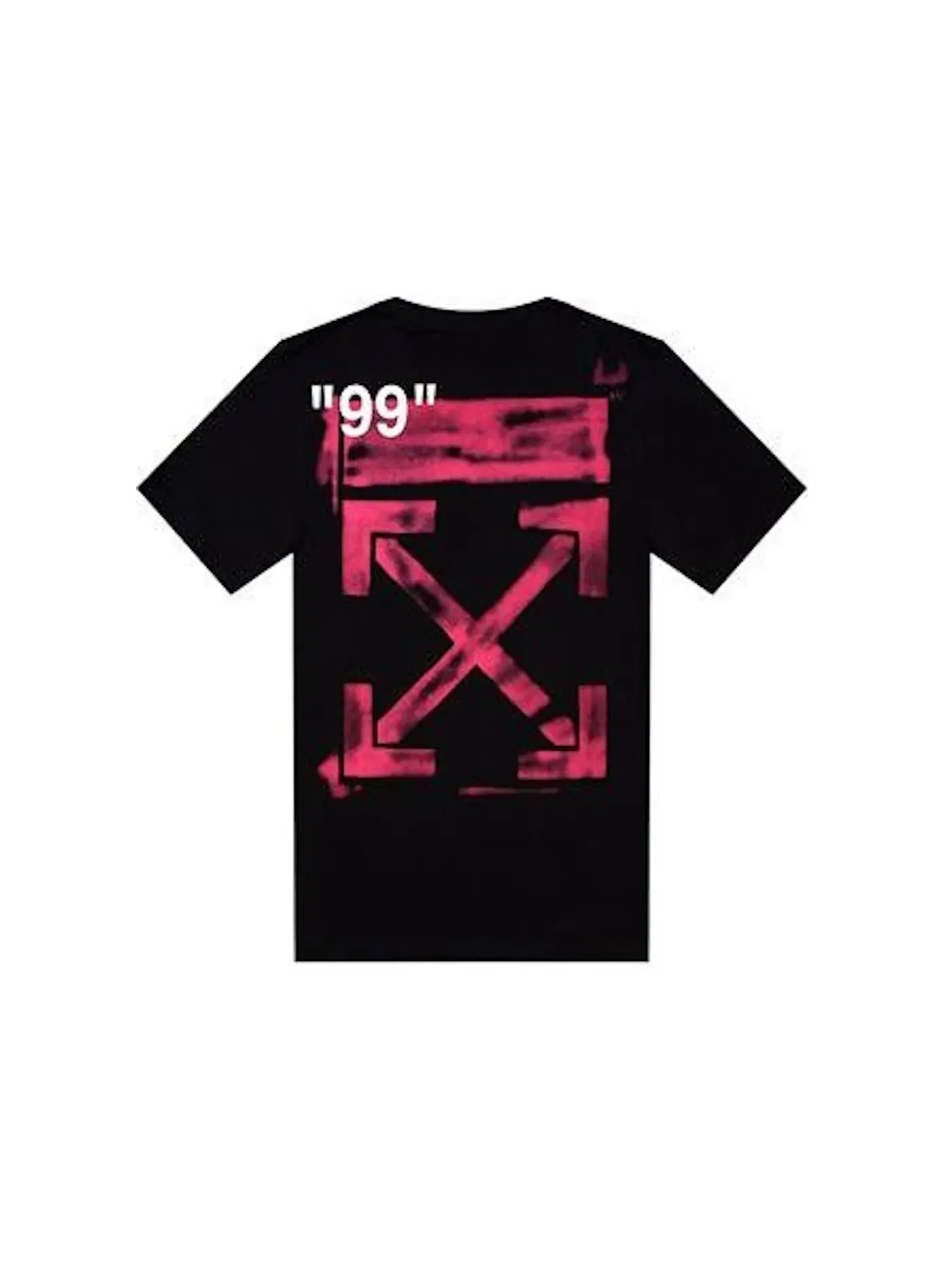 Мужская футболка с принтом OFF-WHITE Tee — изображение 2 из 2, черный