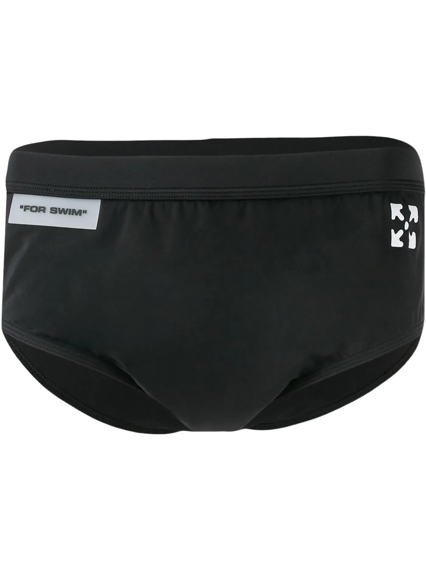 Мужские плавки с принтом Briefs OFF-WHITE — изображение 1 из 3, черный/белый