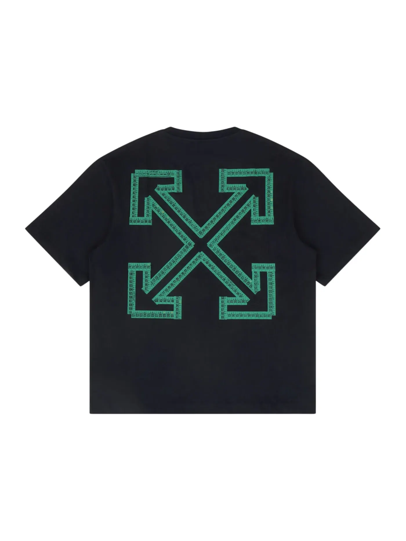 Мужская футболка с принтом Tee OFF-WHITE — изображение 1 из 2, черный