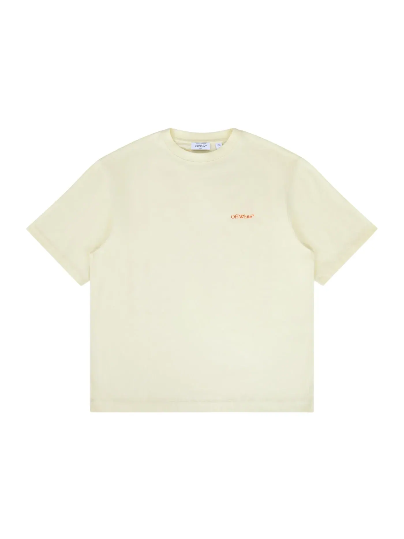 Мужская футболка с длинным рукавом Tape Arrow Skate Fit Tee OFF-WHITE — изображение 2 из 2, ваниль