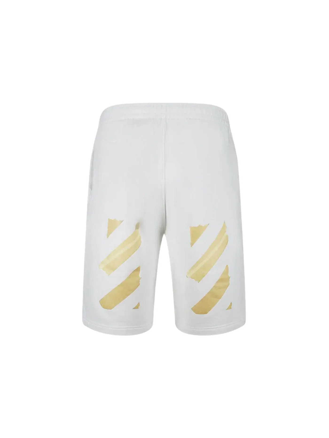 Мужские шорты с принтом Sweatshort OFF-WHITE — изображение 2 из 3, белый/бежевый