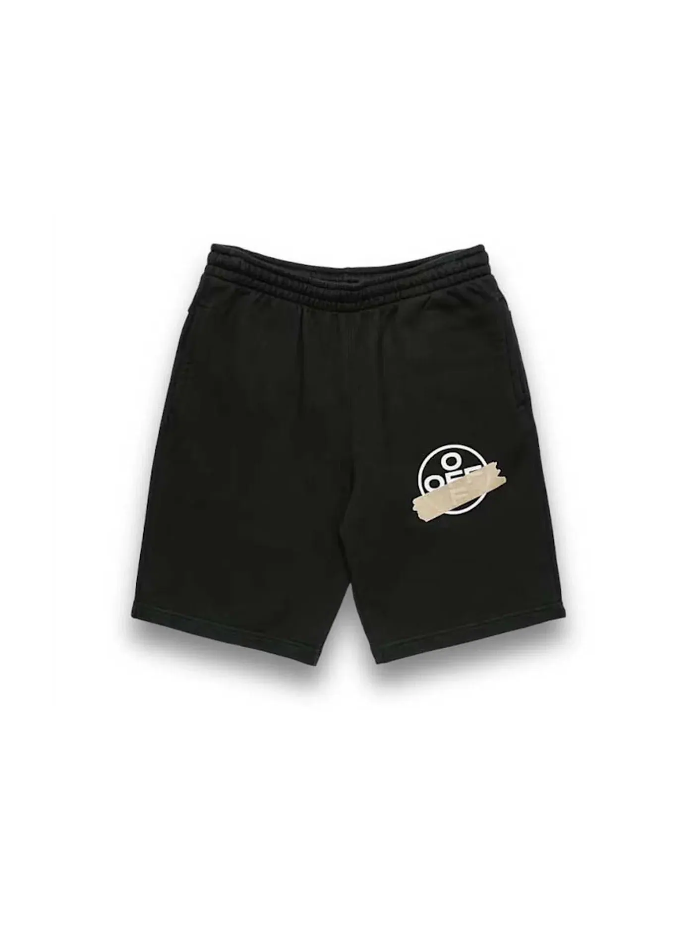 Мужские шорты с принтом Sweatshorts OFF-WHITE — изображение 1 из 2, черный