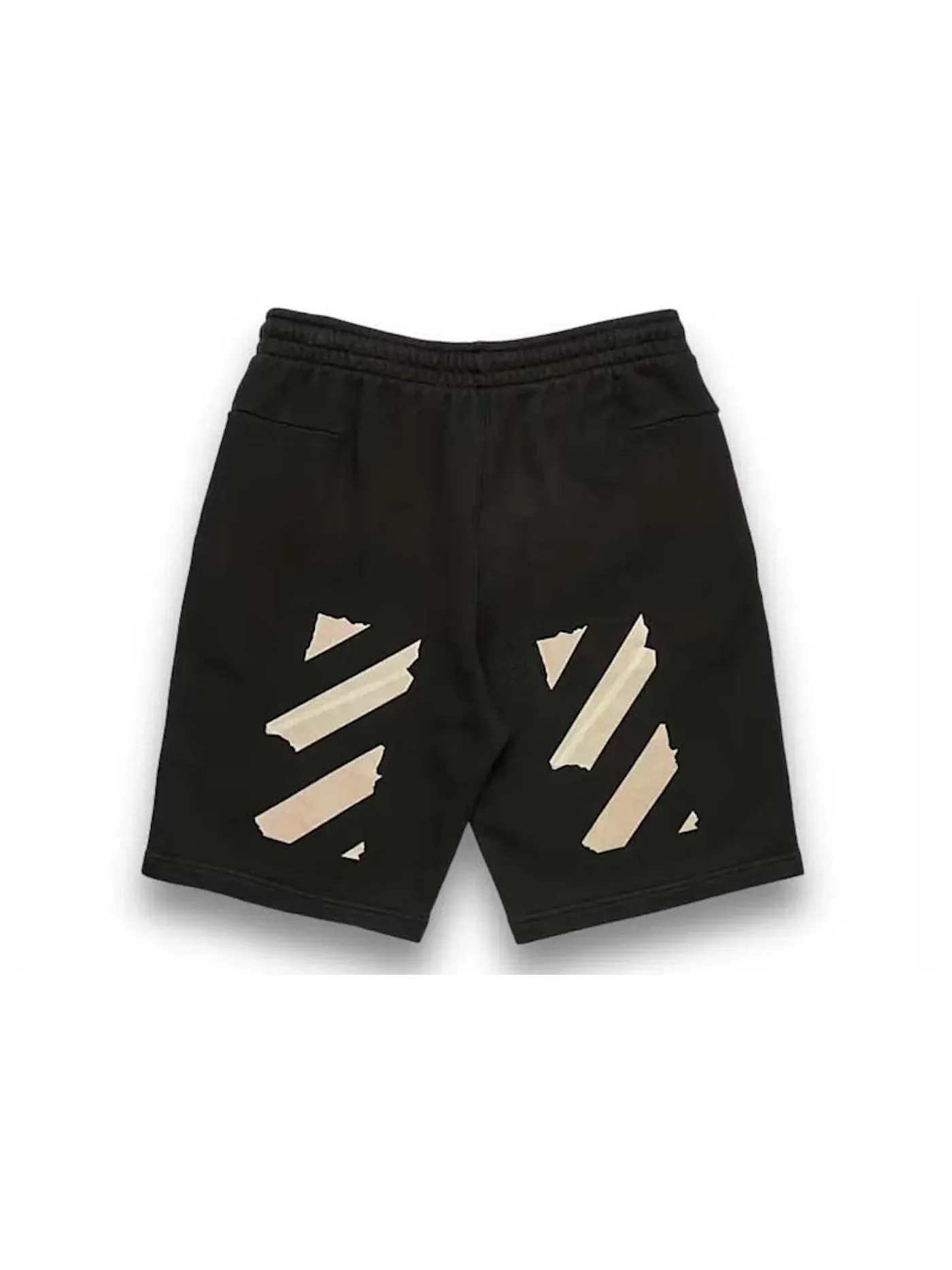 Мужские шорты с принтом Sweatshorts OFF-WHITE — изображение 2 из 2, черный