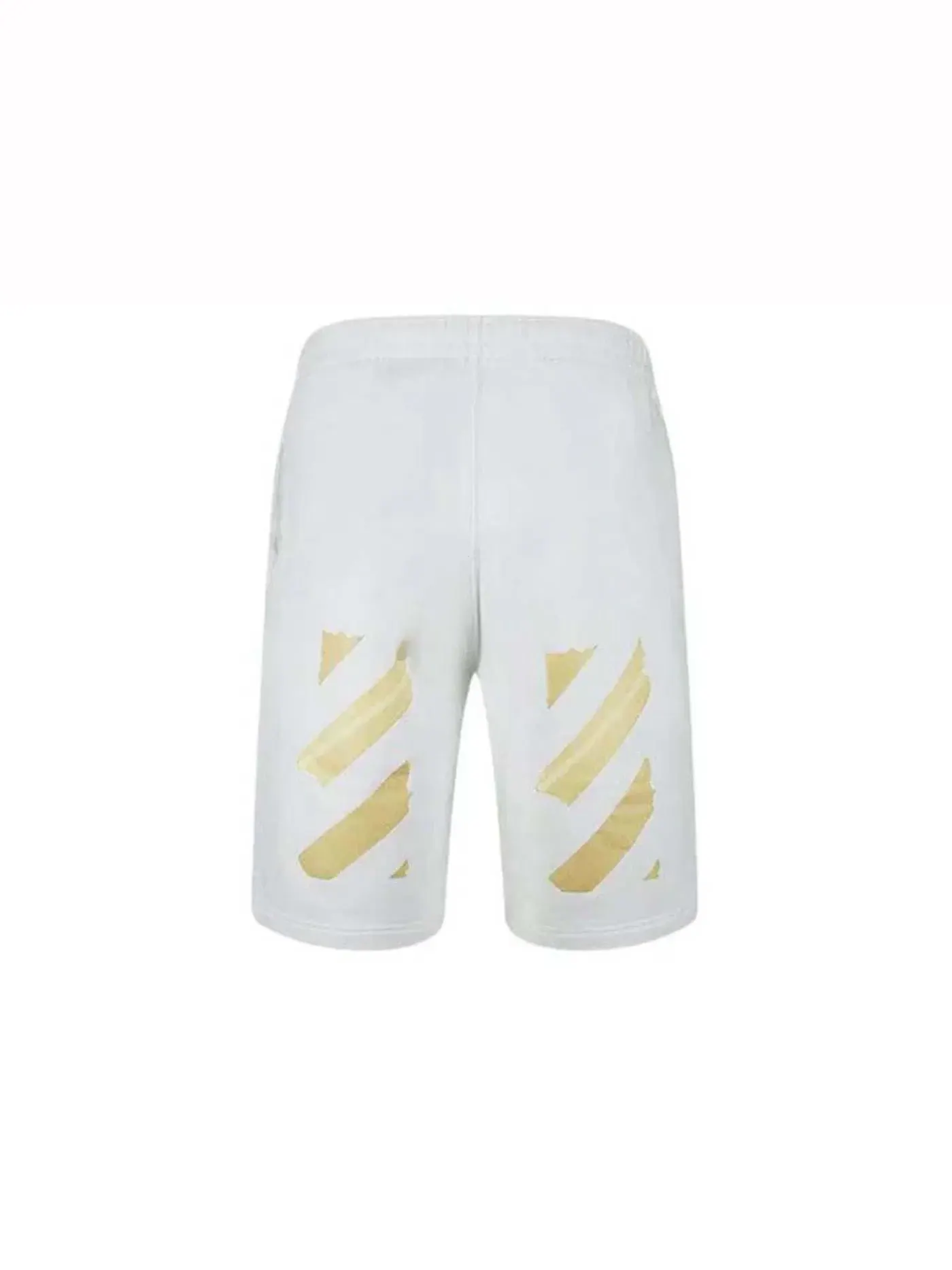 Мужские шорты с принтом Sweatshorts OFF-WHITE — изображение 2 из 2, белый/бежевый
