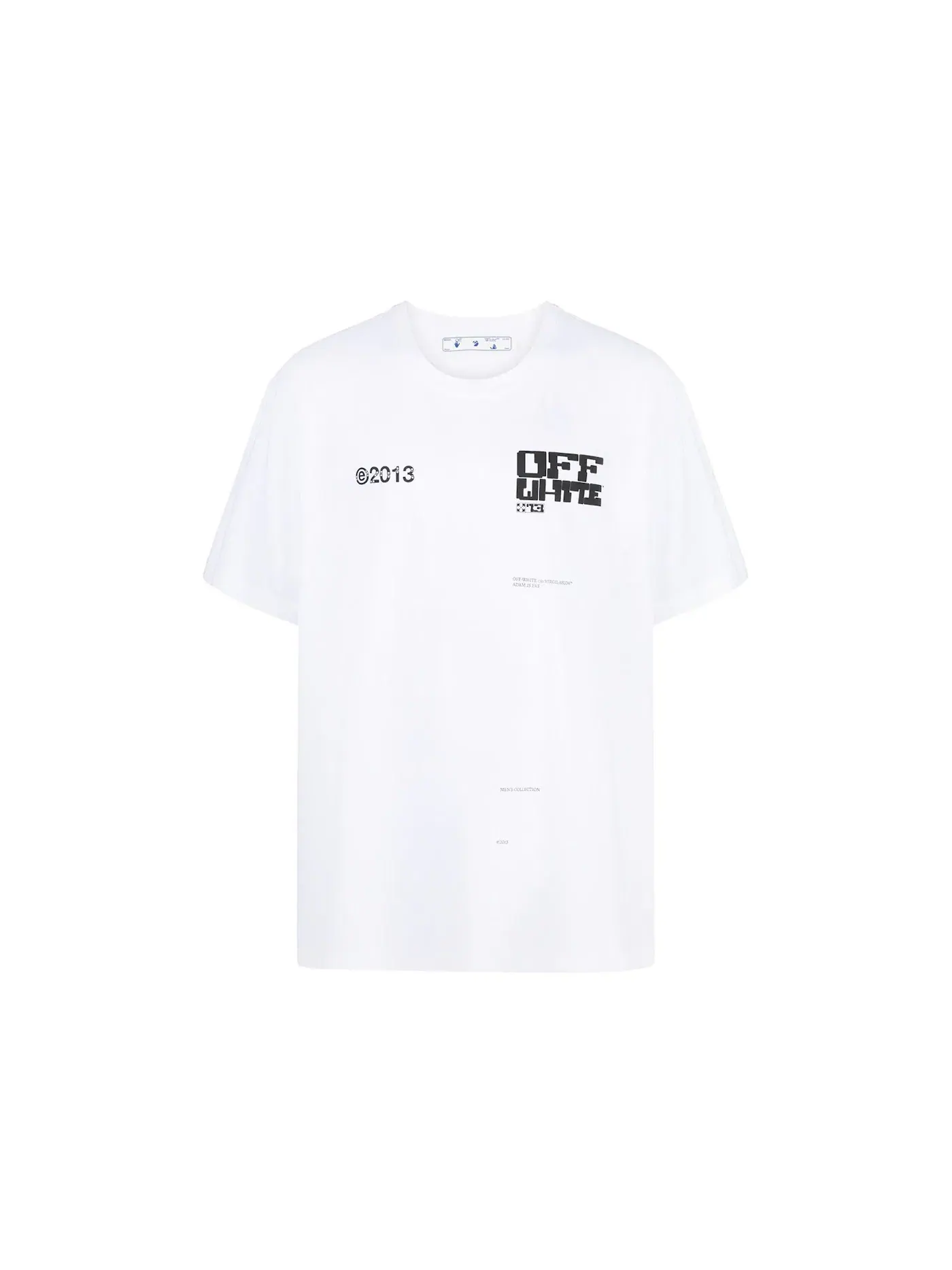 Мужская футболка с принтом Tech Marker OFF-WHITE — изображение 1 из 2, белый